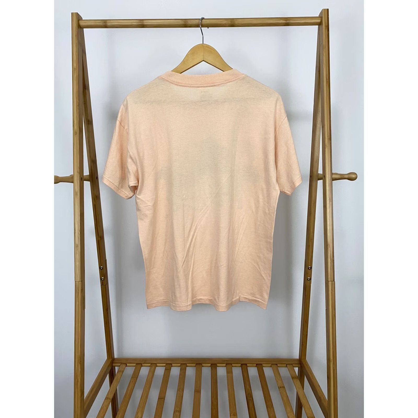Vintage VTG 80s North Carolina Zoological Park This Place Is A Zoo Peach T-Shirt L USA Mens Harlequin Size US L / EU 52-54 / 3 - 2 Thumbnail