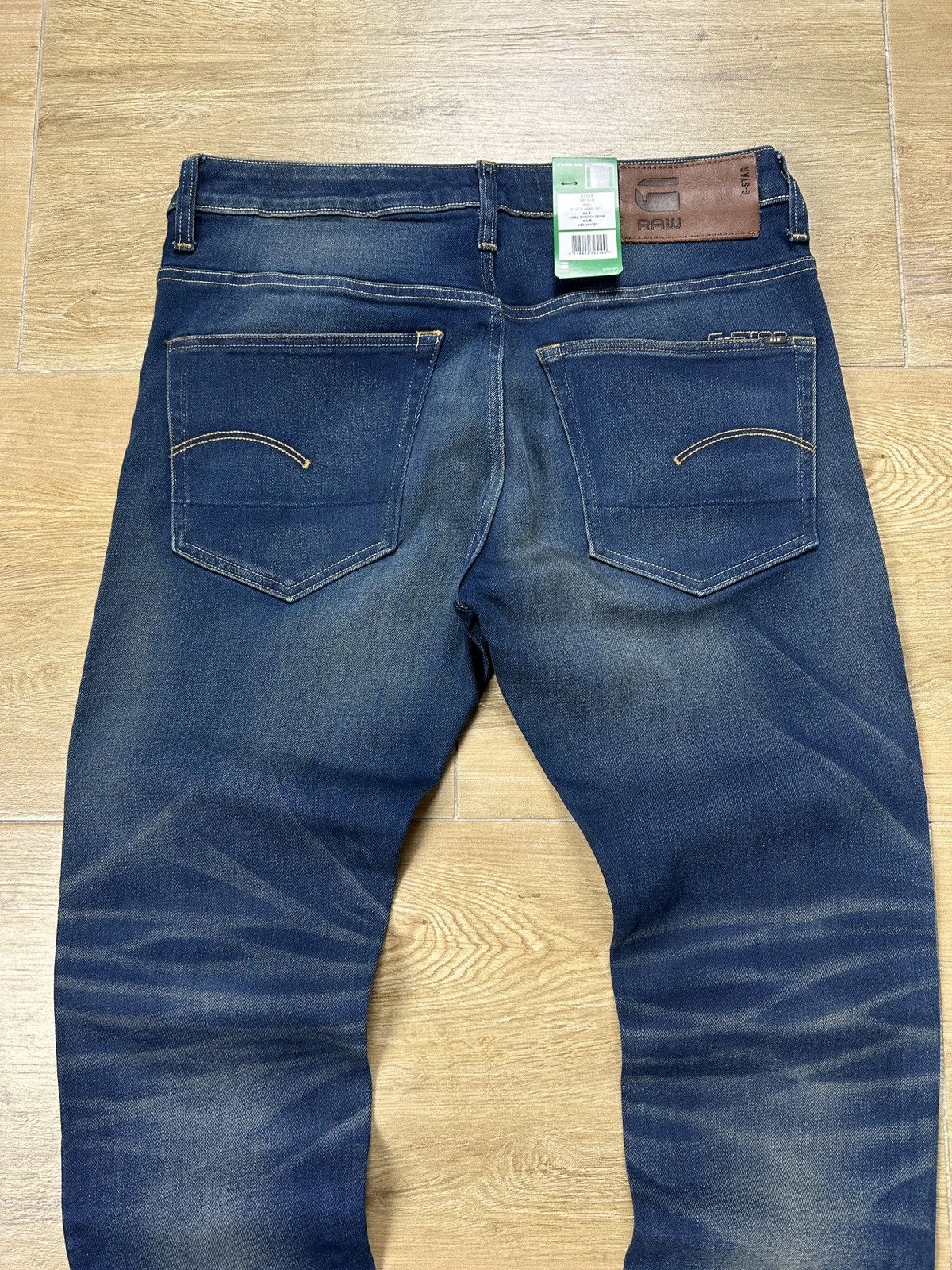 G-Star NEW🏷️ G-Star Raw 3301 Slim Denim Jeans Size US 33 - 8 Thumbnail