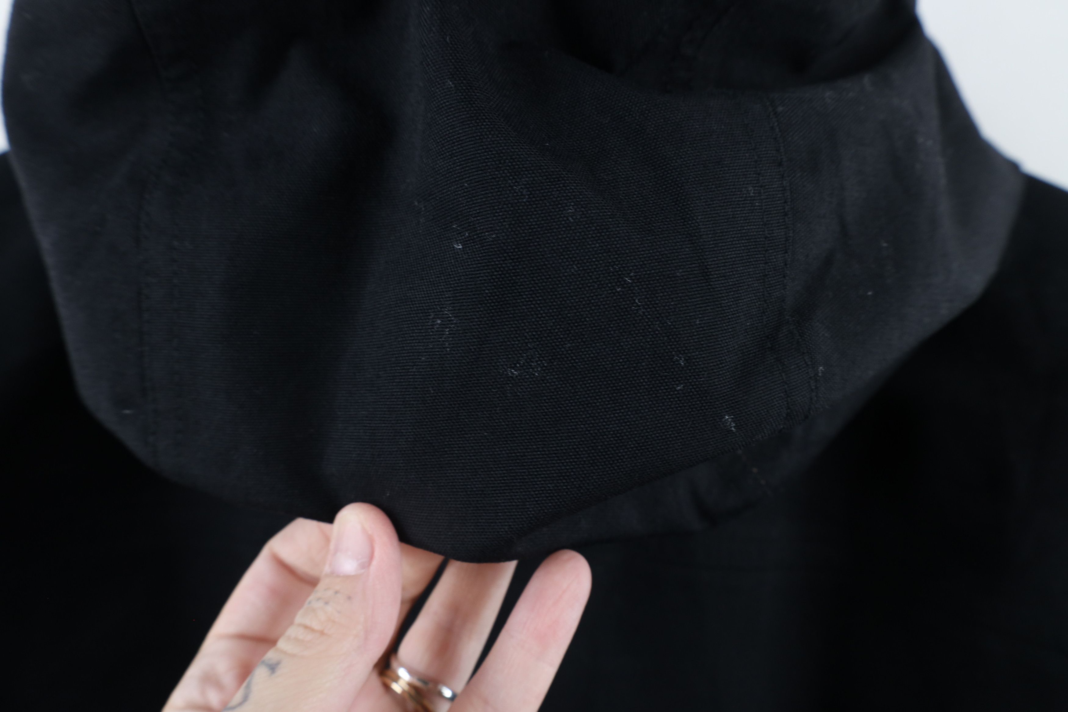 Goretex × Vintage Vintage 90s Goretex Workwear Waterproof Hooded Jacket Black Size US XL / EU 56 / 4 - 13 Thumbnail
