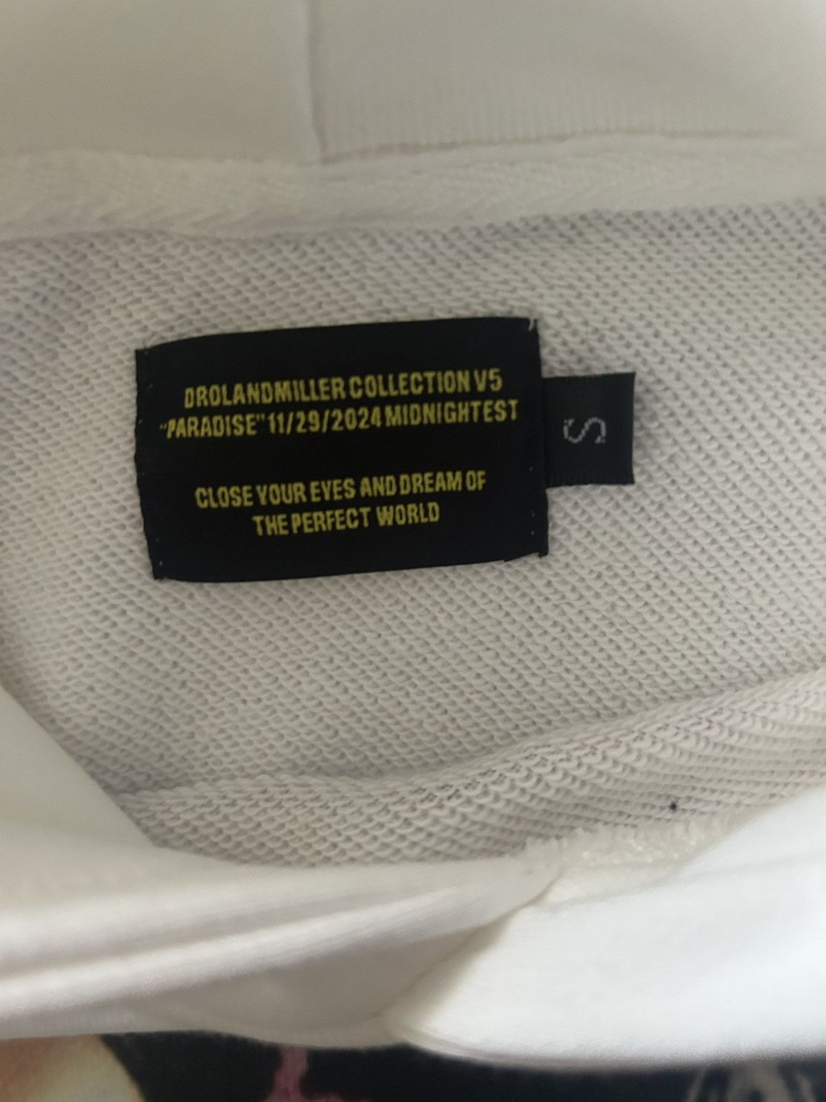 Designer × Vintage Droland Miller V5 White/Pink Hoodie Size US S / EU 44-46 / 1 - 5 Thumbnail