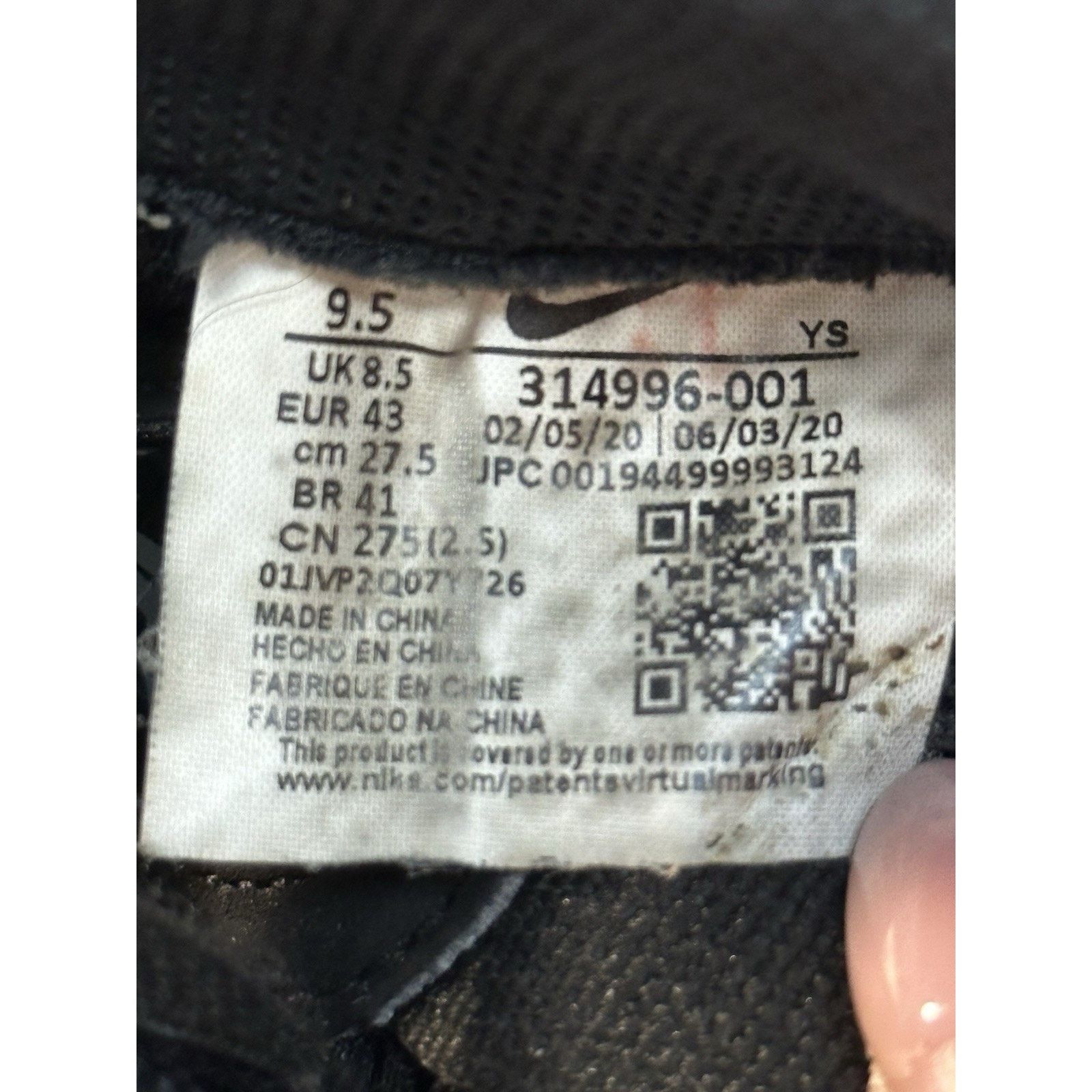 Nike Nike Air Foamposite One Retro Anthracite 2020 - Size 9.5 Size US 9.5 / EU 42-43 - 7 Thumbnail