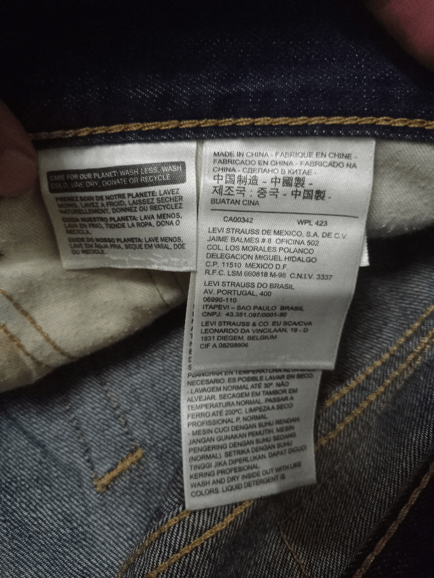 Levi's × Levi's Vintage Clothing Vintage Levis 511 Mud Wash Distressed Jeans Size US 34 / EU 50 - 12 Thumbnail