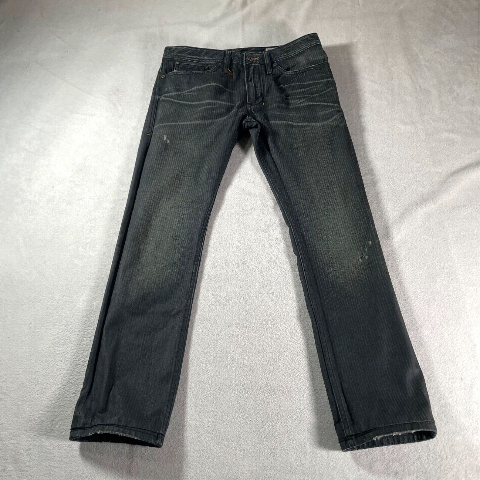 image of Diesel Industries Jeans Mens 30X32 Shioner Black Slim Actual Size 32X29 Short in White