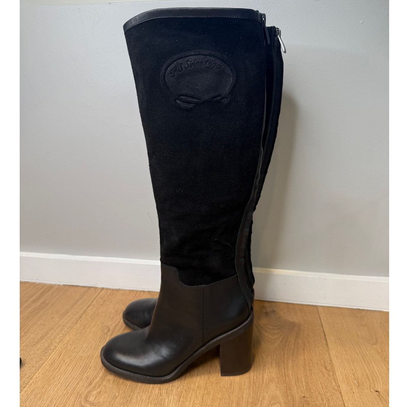 Franco Sarto NEW Franco Sarto Rivettall Suede Knee-High Riding Boots Size US 7 / IT 37 - 4 Thumbnail