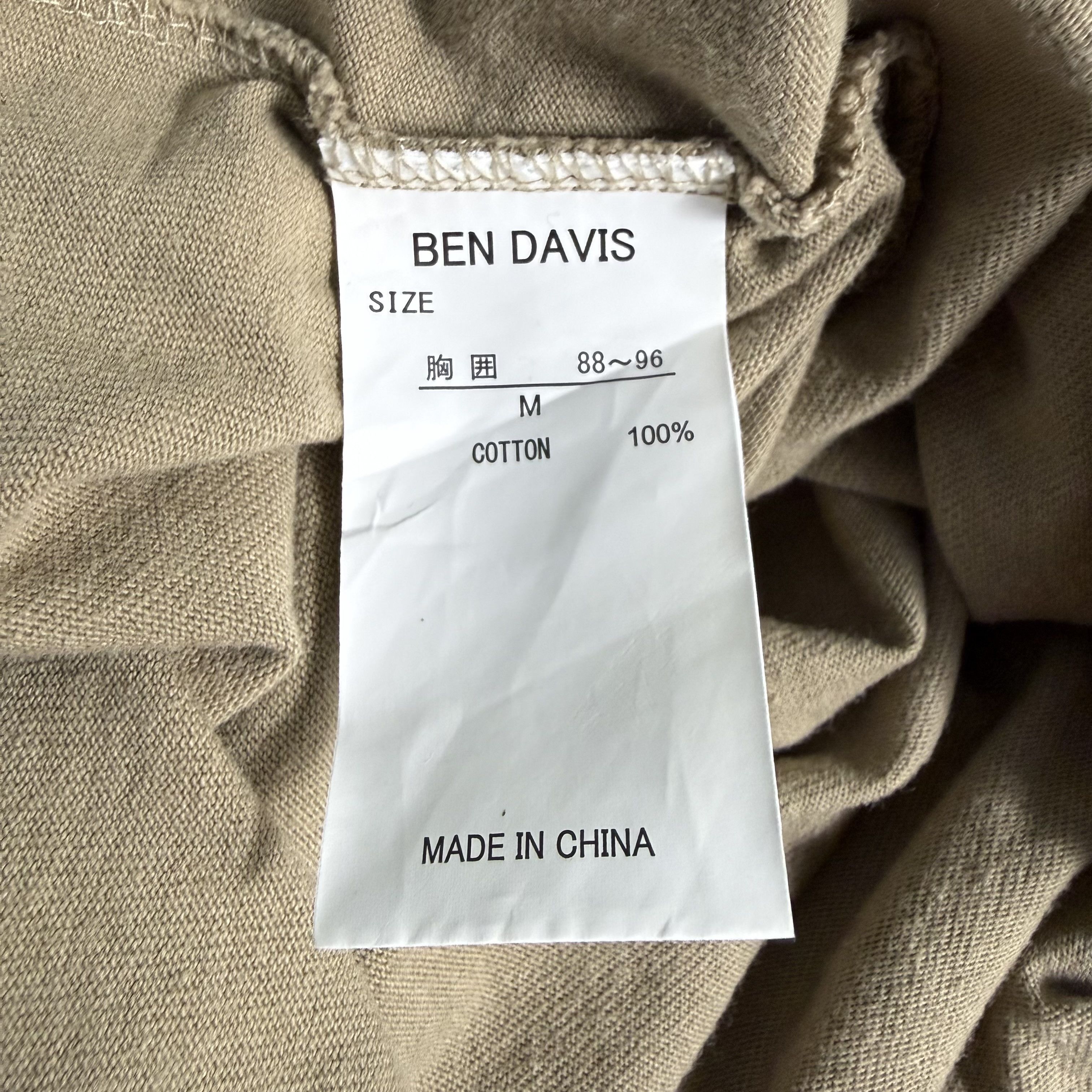 Ben Davis 🔥RARE🔥Vintage Ben Davis Spellout Logo T-shirt Size US L / EU 52-54 / 3 - 5 Thumbnail