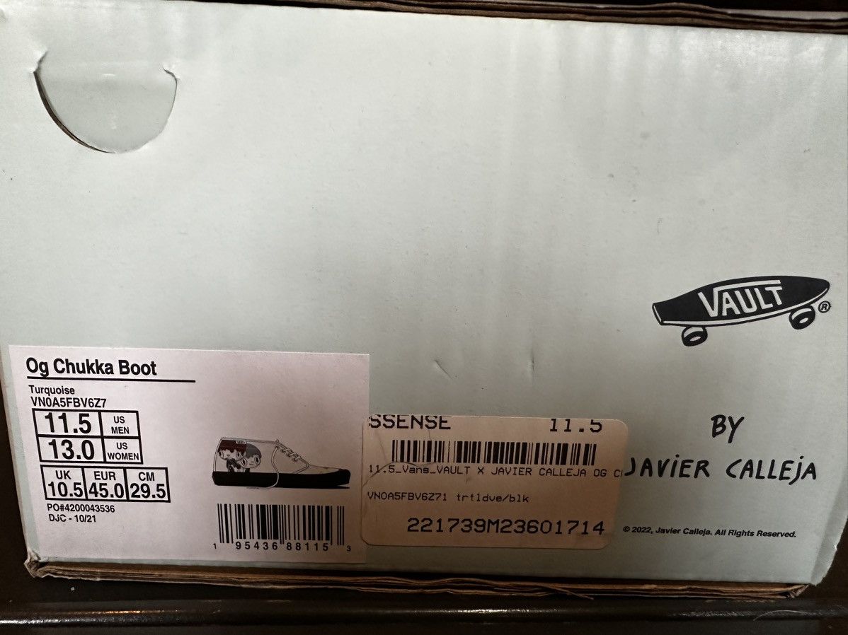 Vans Vans Javier Calleja chukka Size US 11.5 / EU 44-45 - 2 Thumbnail