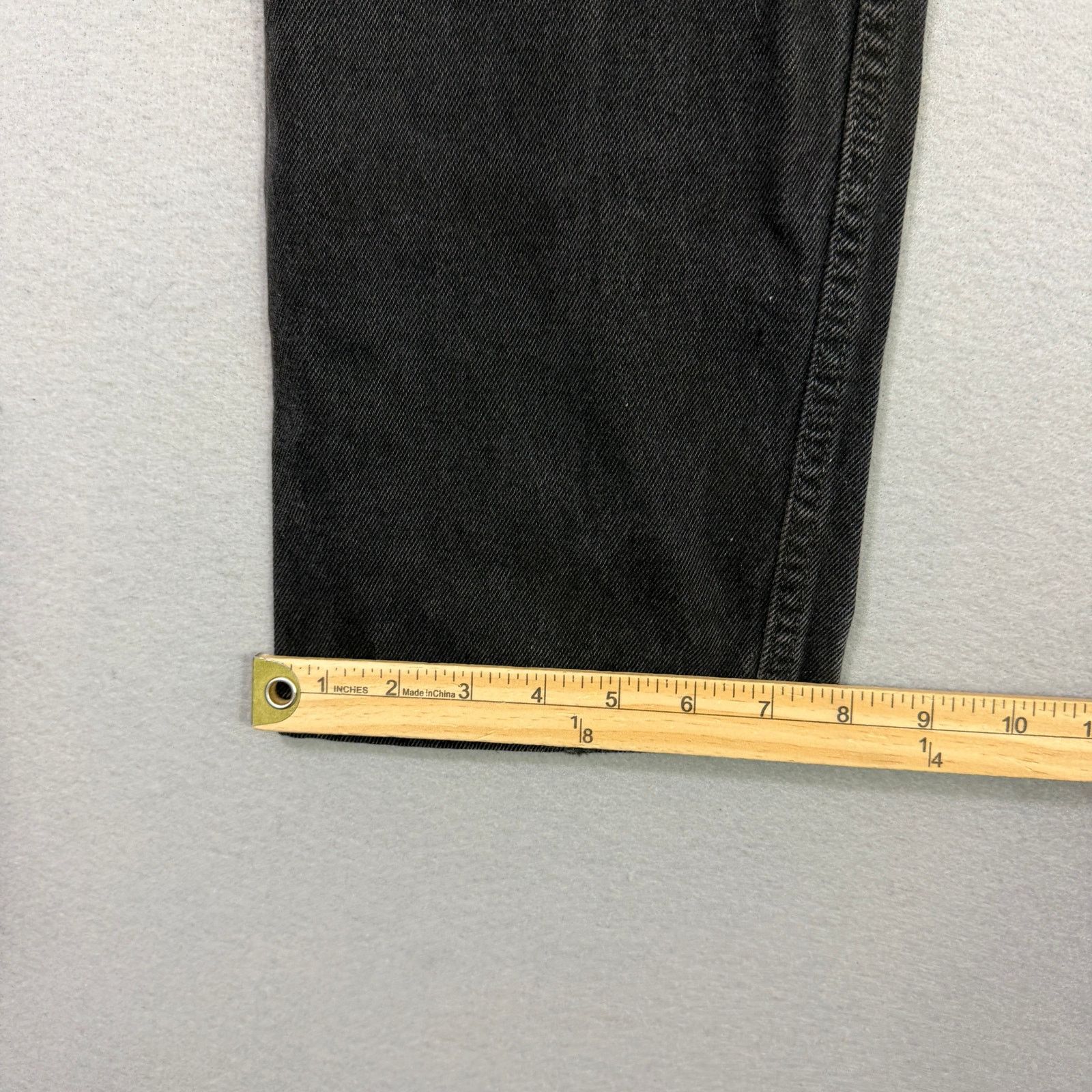 Levi's Levis 505 Regular Fit Jeans Men's 32x32 Black Zip Western Size US 32 / EU 48 - 10 Thumbnail