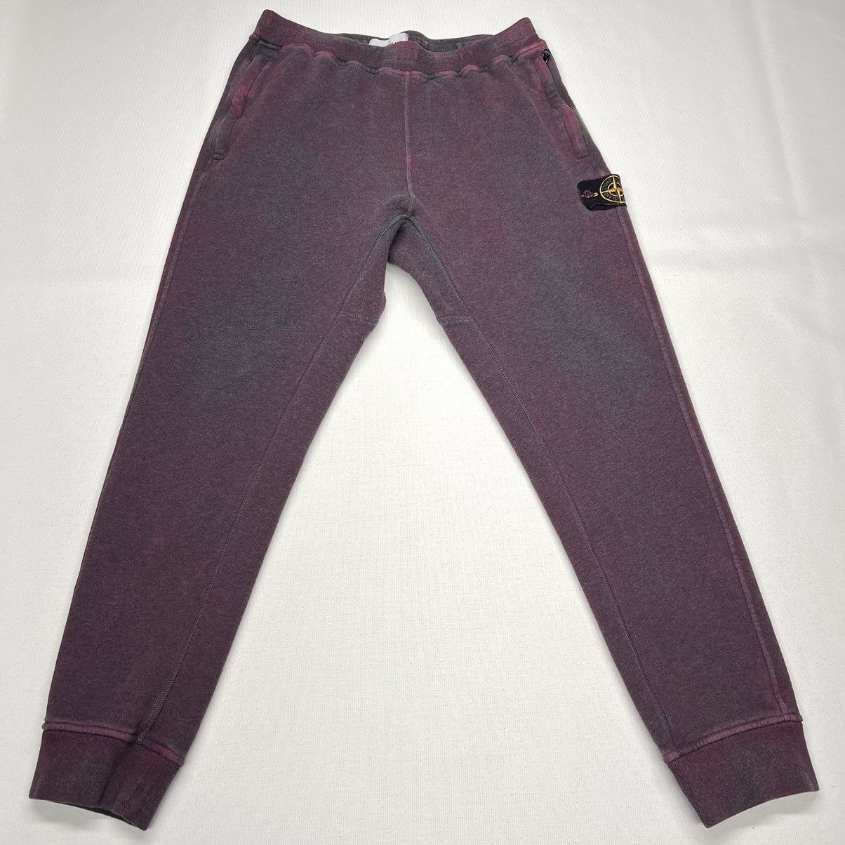 Stone Island Stone Island Sweatpants Purple Joggers Treatment Dyed Dust Size US 32 / EU 48 - 1 Thumbnail