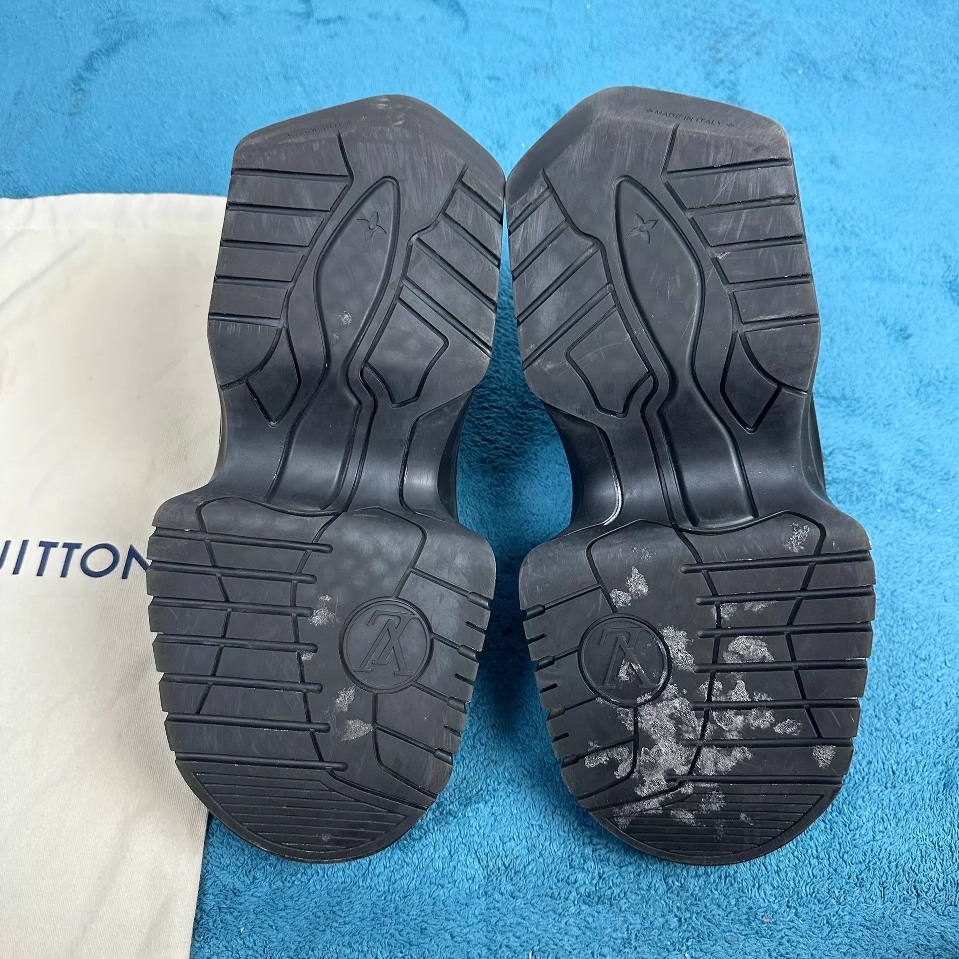 Louis Vuitton LV Trainer 2.0 Black Brown US8/42 Like New Size US 9 / EU 42 - 5 Thumbnail