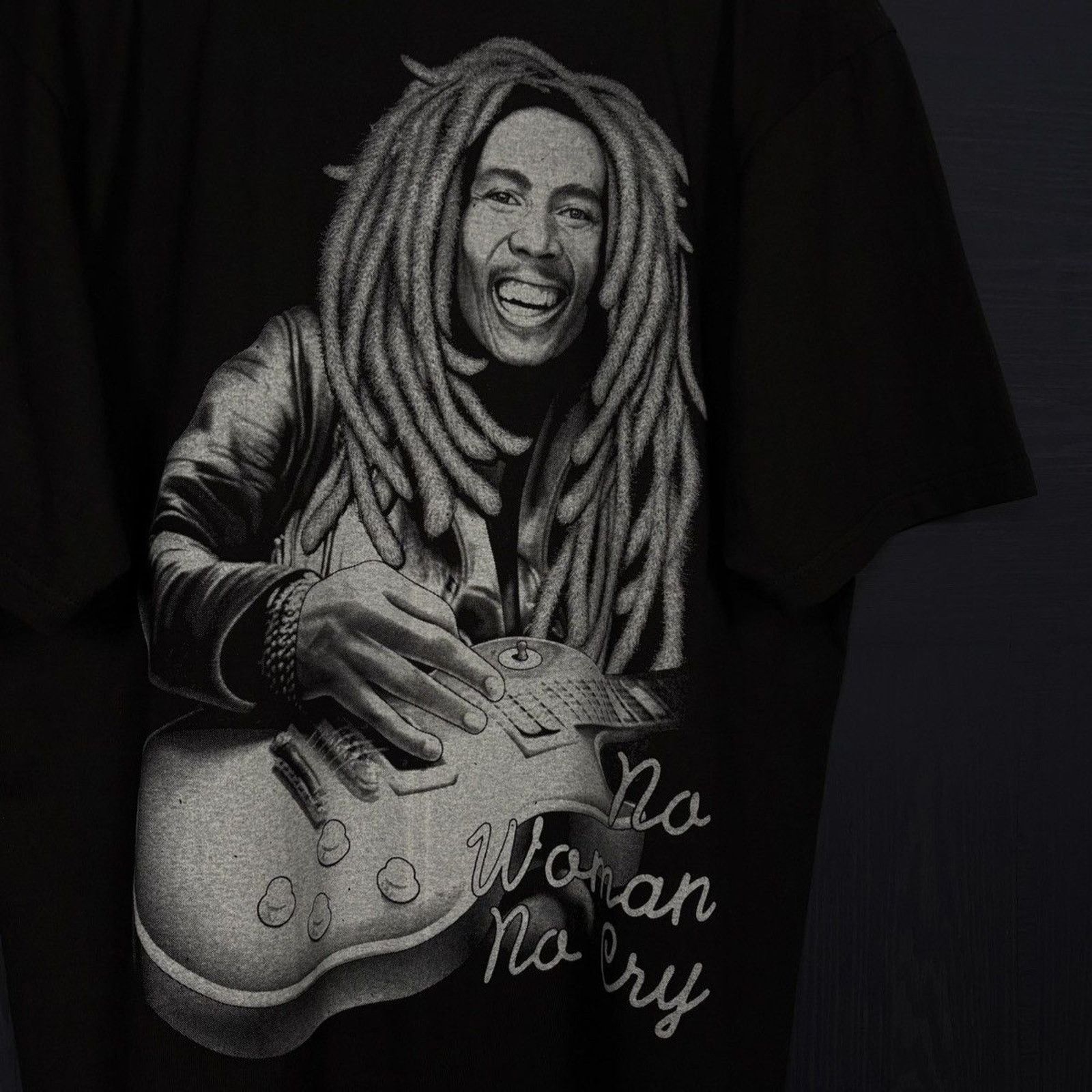 Band Tees × Vintage 🇯🇲BOB MARLEY No Woman No Cry T Size US L / EU 52-54 / 3 - 5 Thumbnail