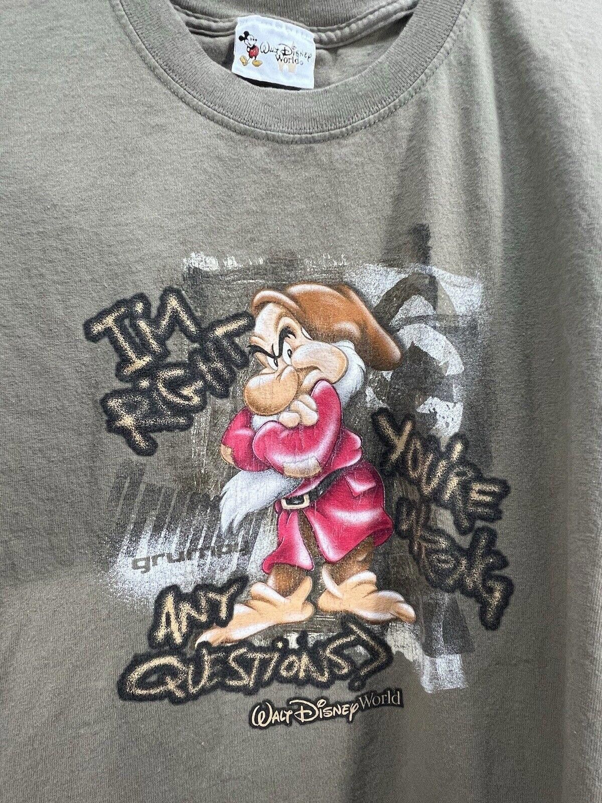 Disney Grumpy "I'm Right You're Wrong Any Questions" 2XL, #TG Size US XXL / EU 58 / 5 - 2 Thumbnail