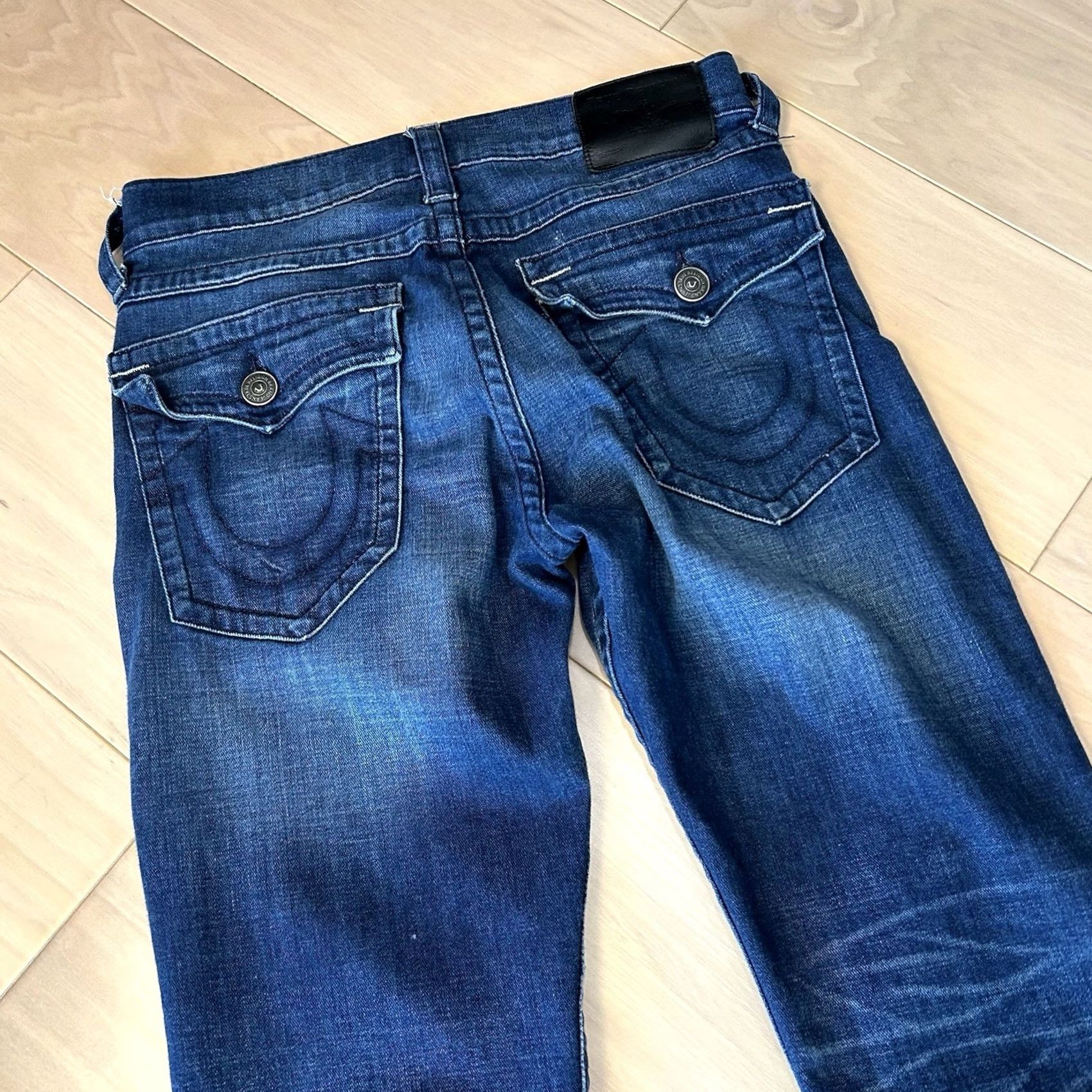 True Religion True Religion Geno Relaxed Slim Denim Blue Jean Men’s 30 Casual Straight 5-Pocket Pocket Stretch Size US 30 / EU 46 - 4 Thumbnail