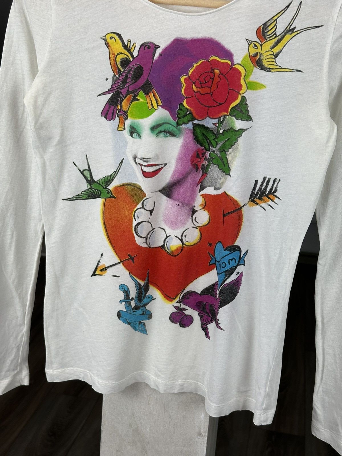 Moschino Cheap & Chic Moschino Pop Art Top Long Sleeve Size M / US 6-8 / IT 42-44 - 4 Thumbnail