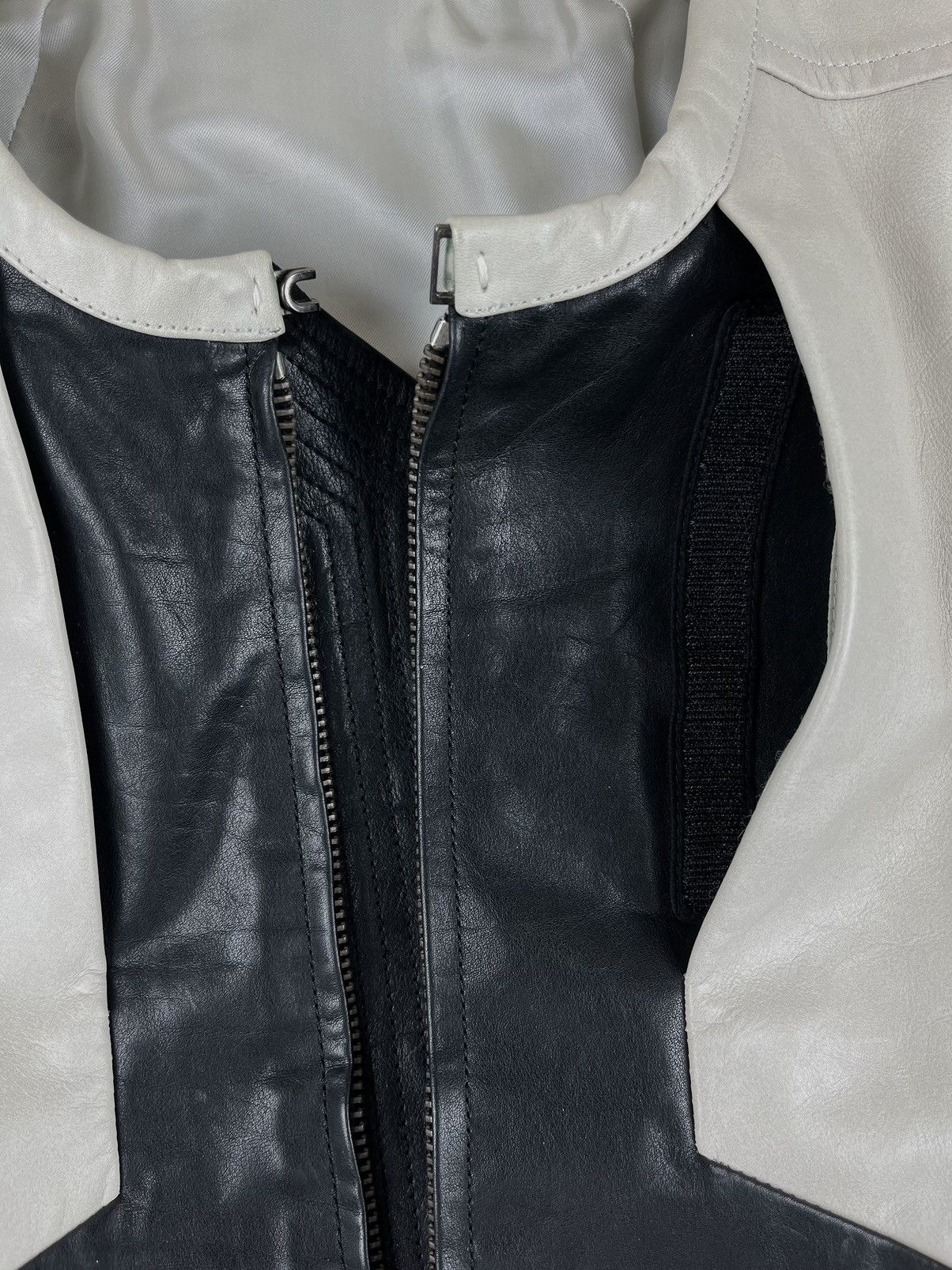 Rick Owens SS12 Rick Owens Naska Paneled Moto Bomber Leather Jacket Size US M / EU 48-50 / 2 - 4 Thumbnail