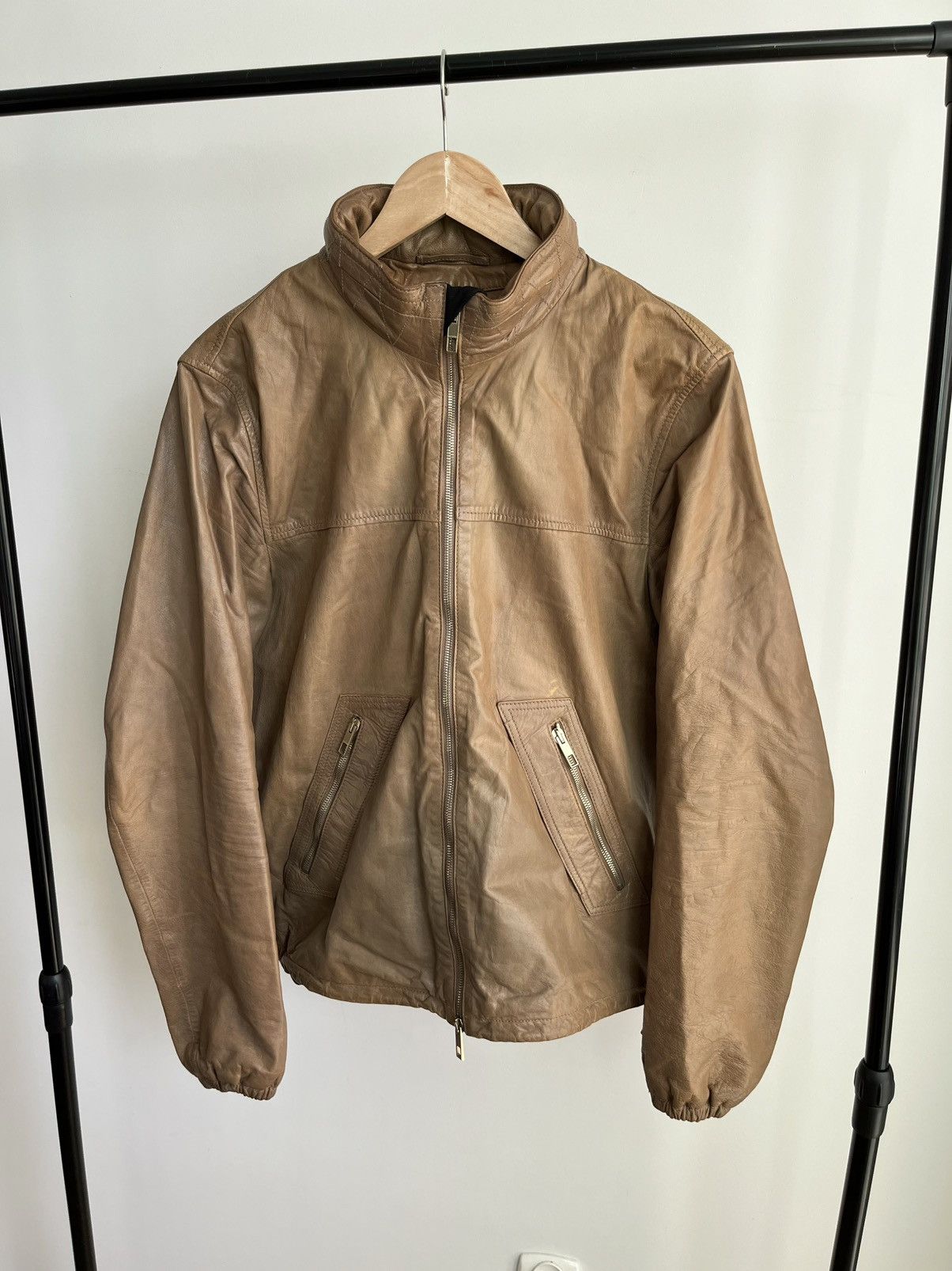 Valentino Rare Valentino Garavani SS12 hidden hood lamb leather jacket Size US M / EU 48-50 / 2 - 1 Thumbnail