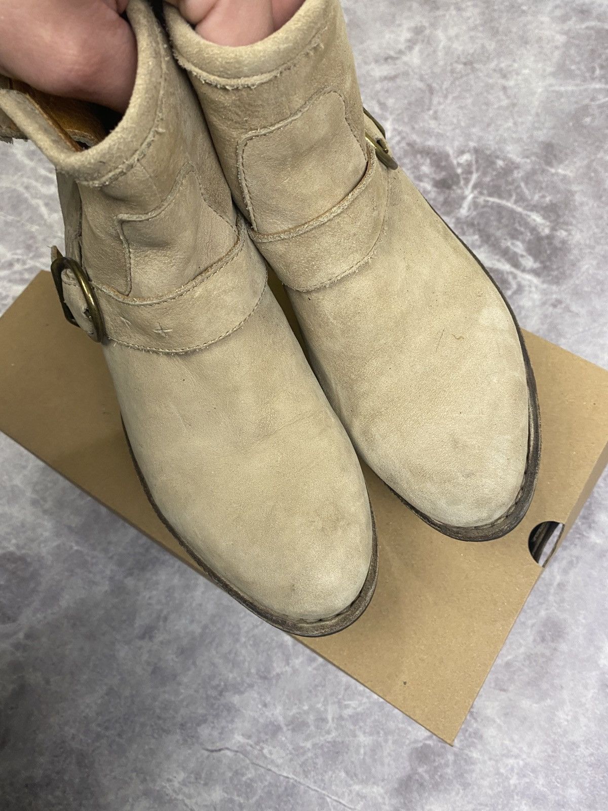 Fiorentini + Baker Fiorentini Baker Suede Beige Boots Size: 36 Size US 6 / IT 36 - 5 Thumbnail