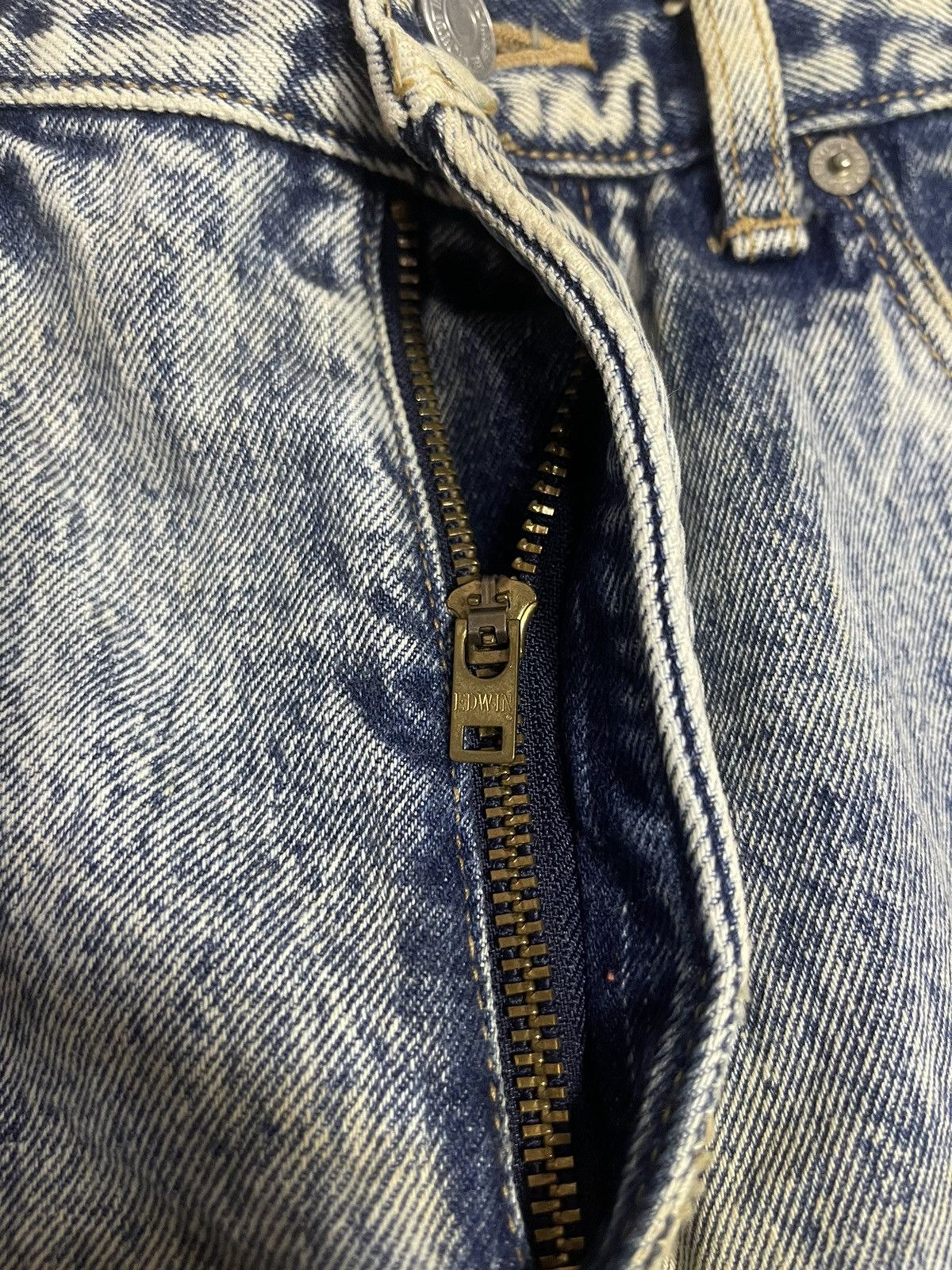 Edwin × Japanese Brand Edwin Acid Wash Jeans (14) Size US 30 / EU 46 - 9 Thumbnail