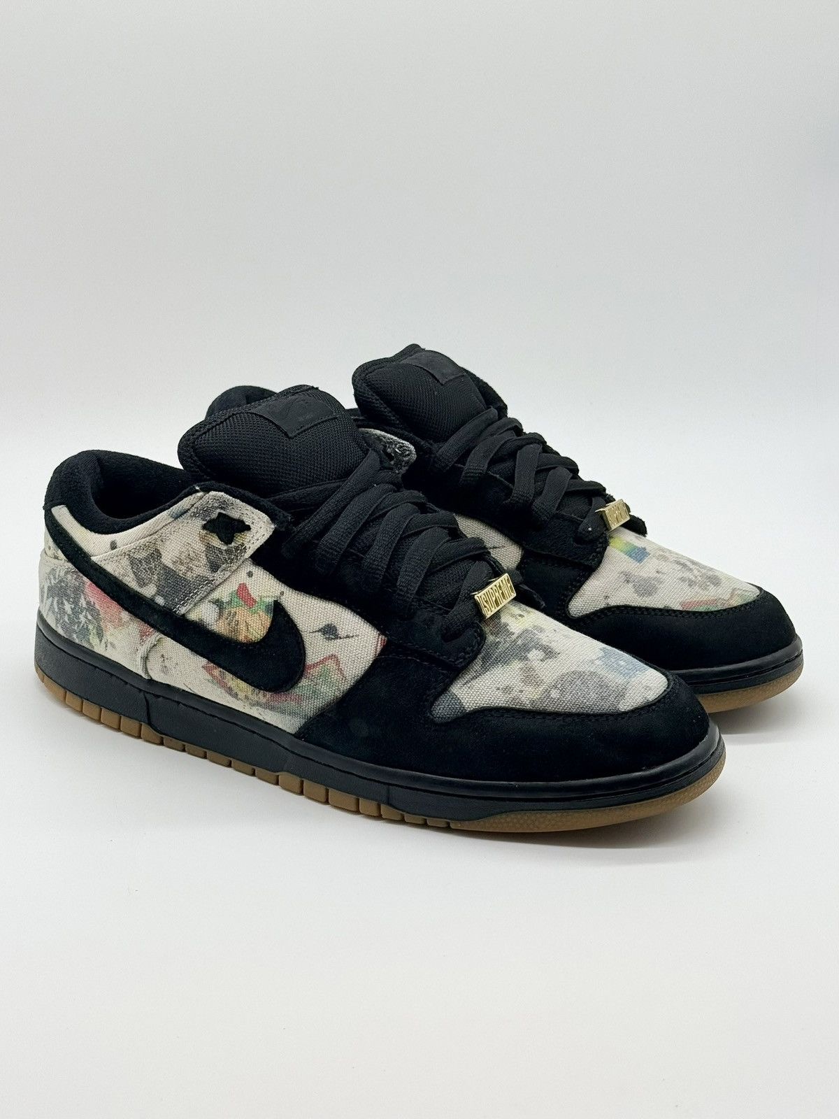 Supreme Size 12 - Nike SB Dunk Low x Supreme Rammellzee Size US 12 / EU 45 - 1 Thumbnail
