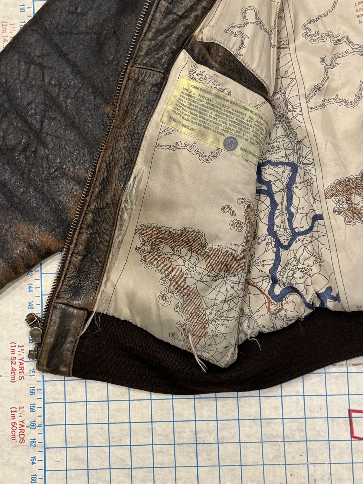 Schott Vintage Schott NYC A-2 Leather Bomber Jacket Mens Size Large Size US L / EU 52-54 / 3 - 7 Thumbnail