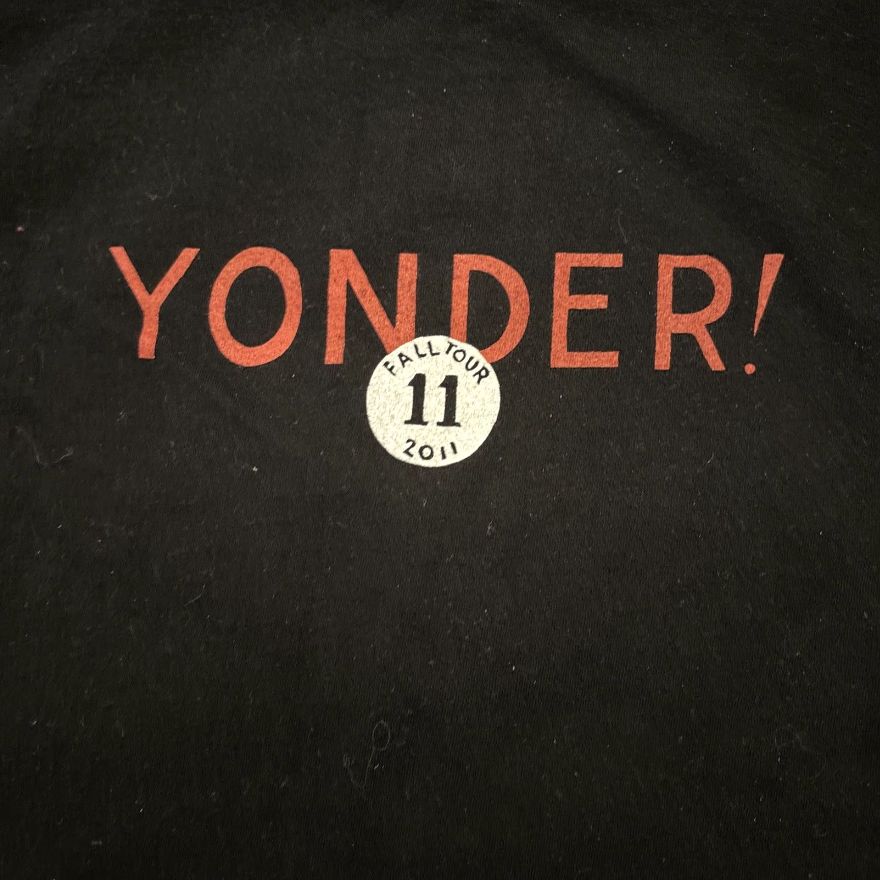 American Apparel VINTAGE Yonder Mountain String Band T-Shirt 2011 Black XL Mens American Apparel Size US XL / EU 56 / 4 - 3 Thumbnail