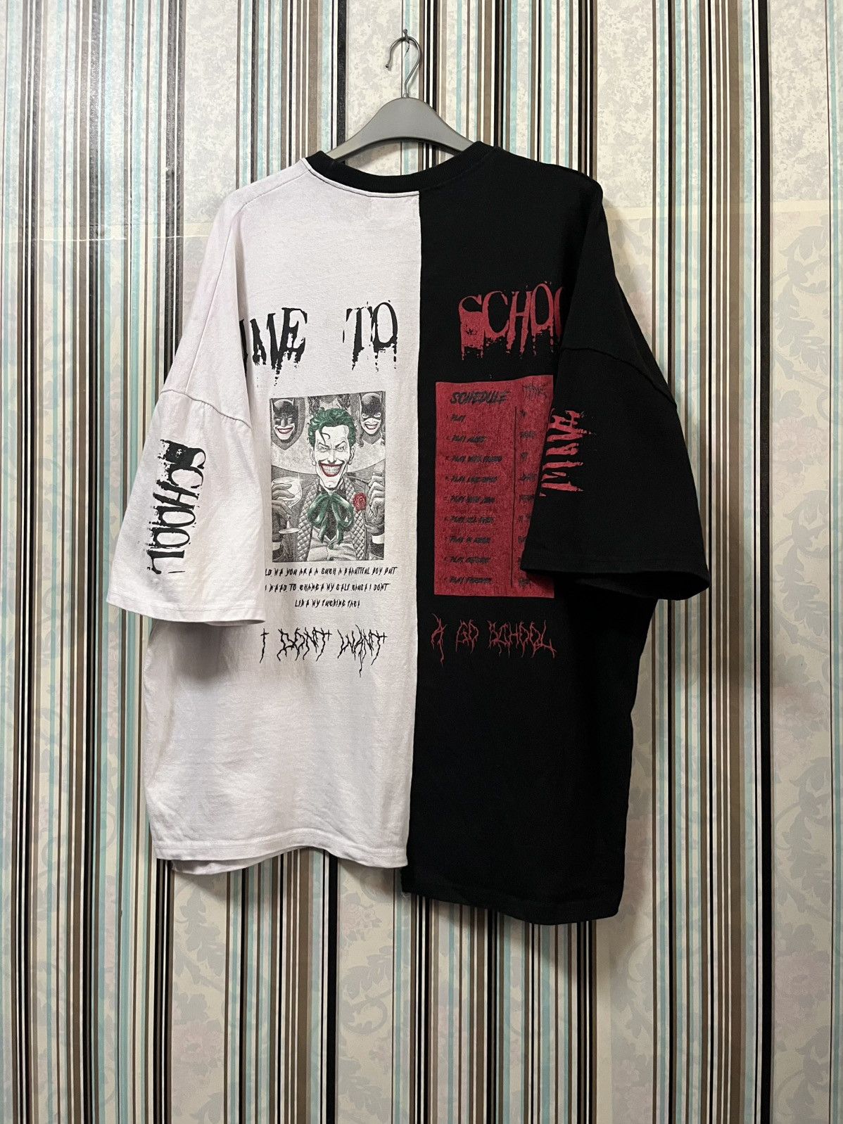 Fashion Victim 1990s JOKER physco artwork baggy shirt #I3 Size US XL / EU 56 / 4 - 3 Thumbnail