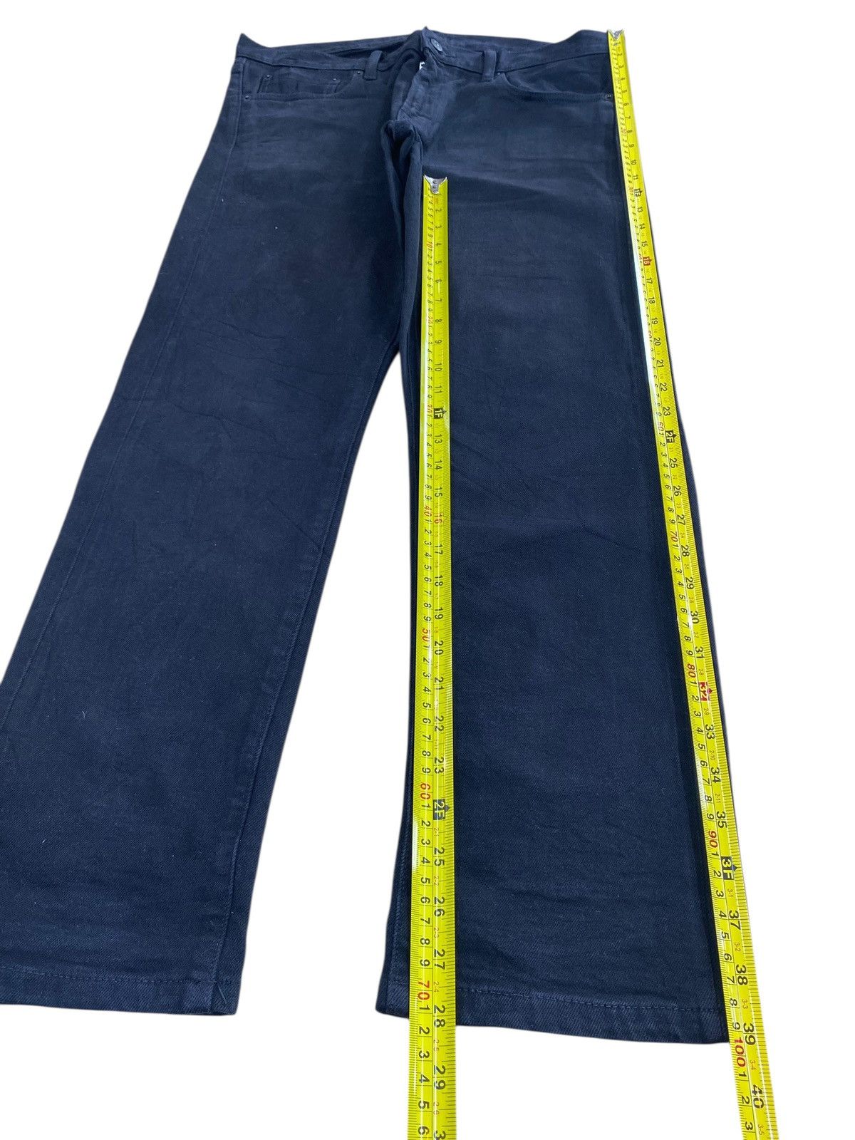 Uniqlo Uniqlo X Selvedge Dark Wash Style Straight Jeans Size US 34 / EU 50 - 7 Thumbnail