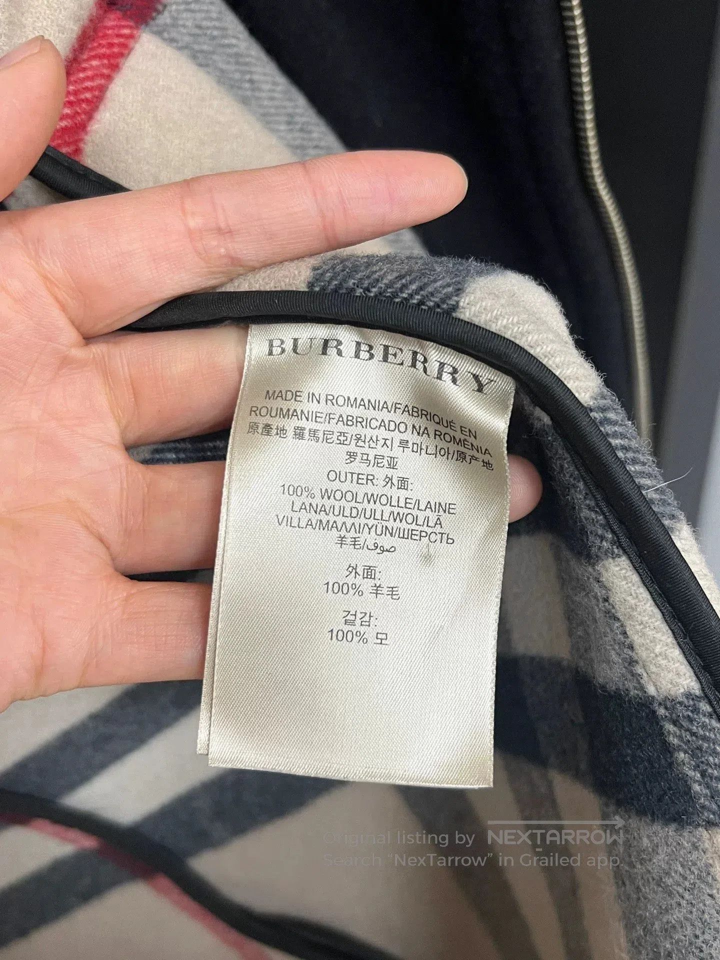 Burberry Burberry Wool Toggle Coat Size UK6. Size XS / US 0-2 / IT 36-38 - 4 Thumbnail