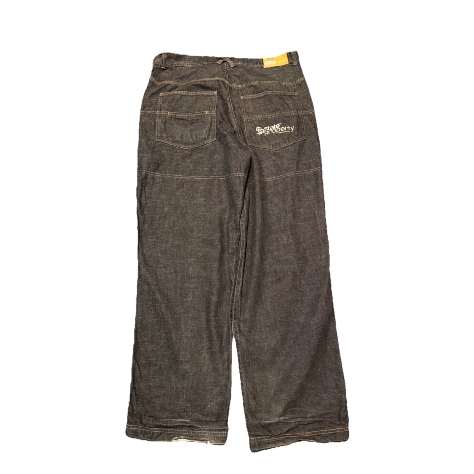 Vintage VINTAGE State Property Jeans 42x33 Wide-Leg Denim Hip Hop 2000s Baggy Men's Jeans 42x33 Size US 42 / EU 58 - 2 Thumbnail