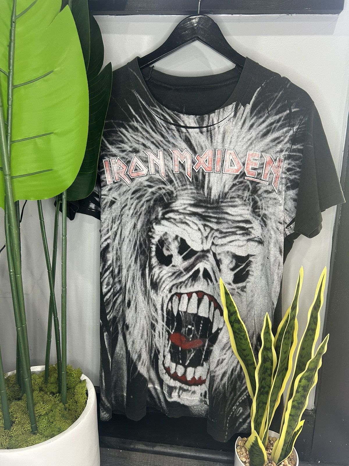 Band Tees × Vintage Vintage Iron Maiden Shirt Size US XL / EU 56 / 4 - 1 Thumbnail