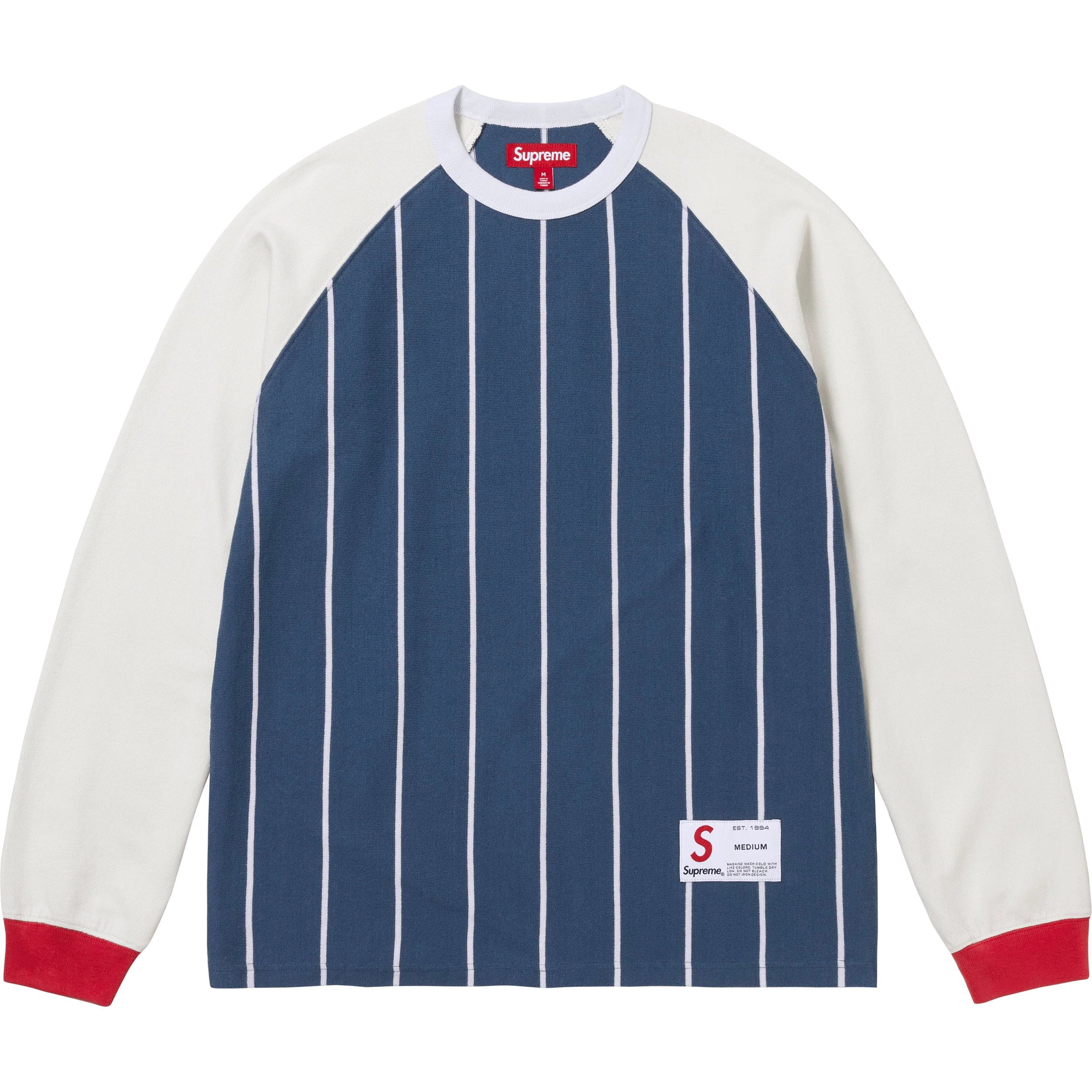 Supreme Supreme Stripe Raglan L/S Top Size US XXL / EU 58 / 5 - 2 Thumbnail