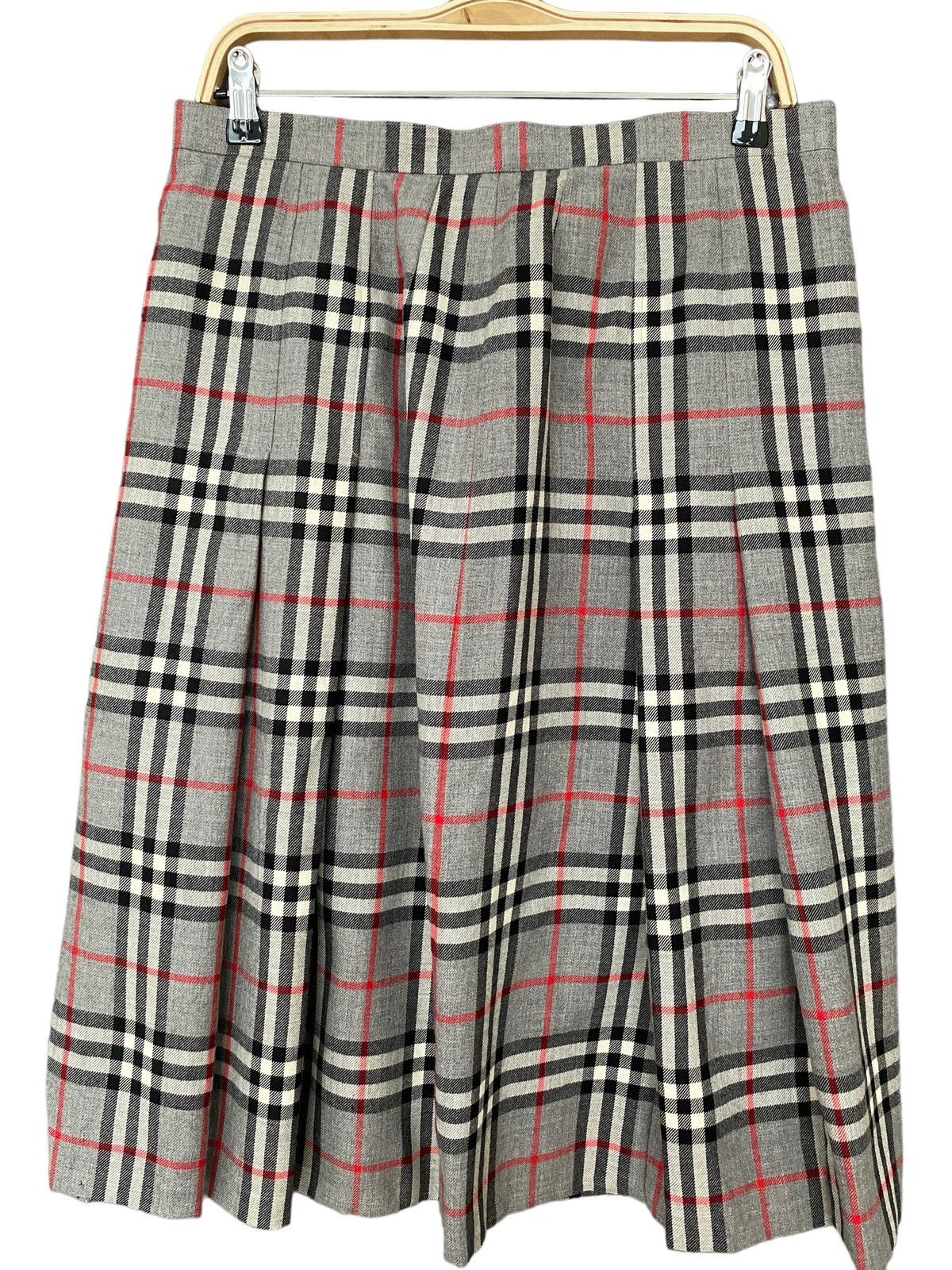 Burberry × Vintage Vintage Brand Burberry Nova check Skirt 1990s Size 32" / US 10 / IT 46 - 4 Thumbnail