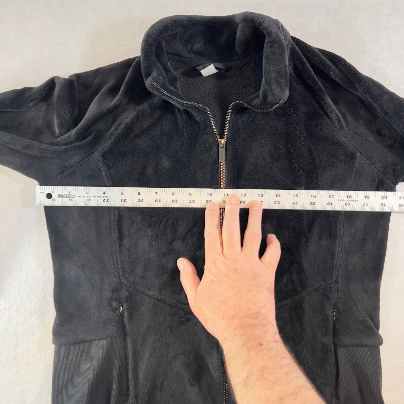 Free Country Fleece Full Zip Jogger Free Country Woman's L Black Pockets Size L / US 10 / IT 46 - 13 Thumbnail