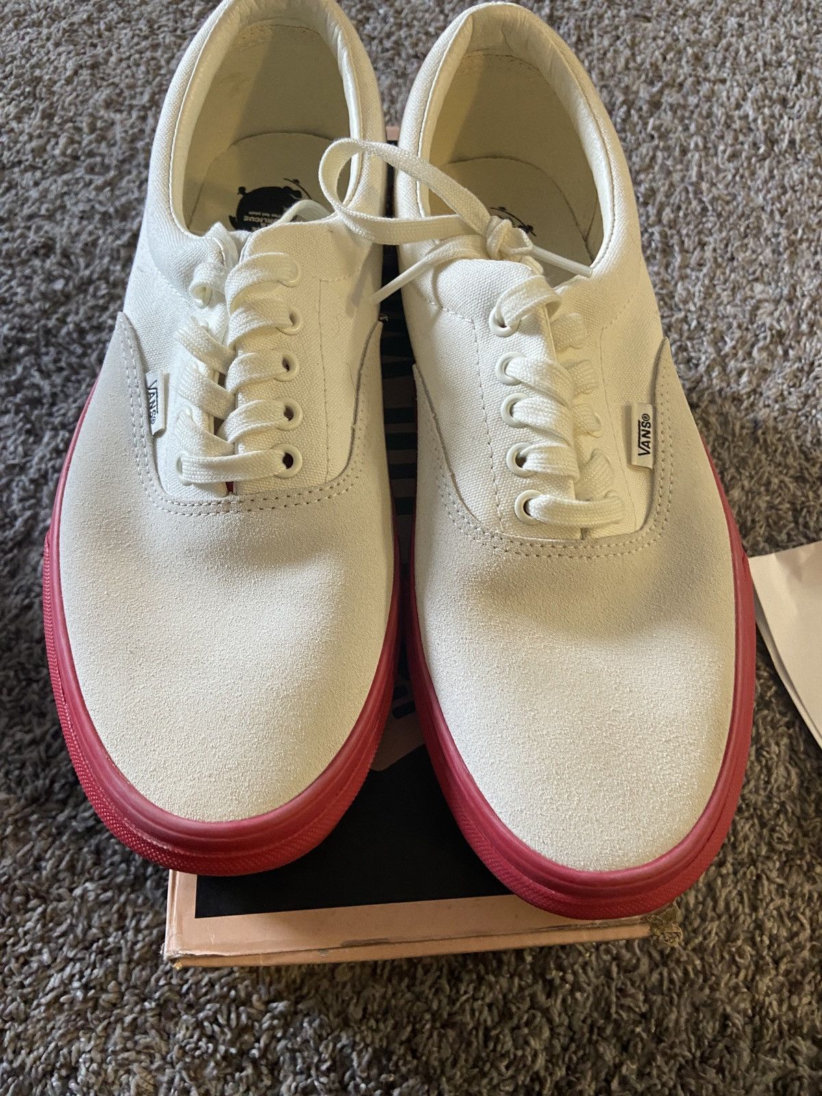 image of Era Purlicue Year Of The Pig “The Fat Year” Shoes in White, Men's (Size 10)