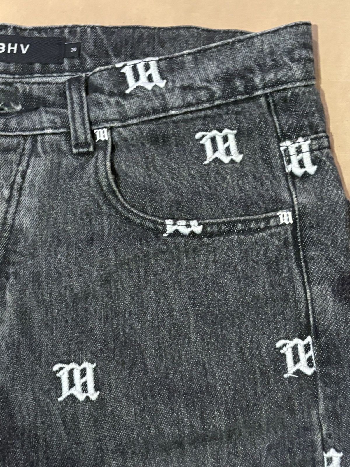 Misbhv Misbhv Monogram Denim Pants Size US 30 / EU 46 - 5 Thumbnail