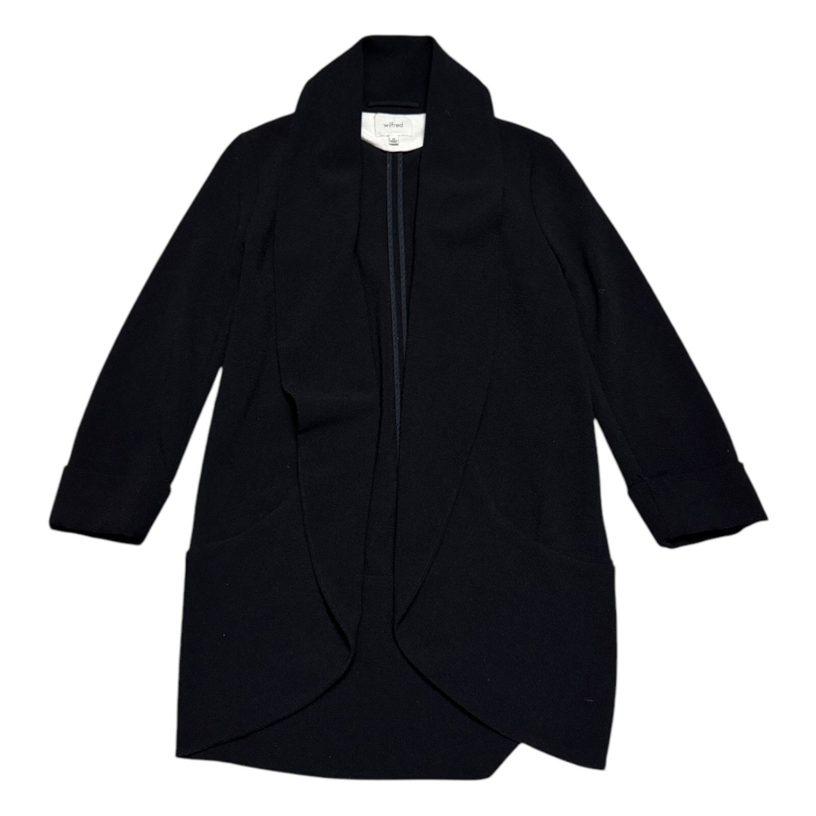 Aritzia WILFRED ARITZIA Black Business Casual Blouse Jacket 00 Size XXS / US 00 / IT 34 - 1 Thumbnail