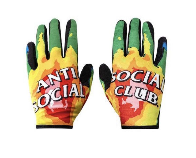 Anti Social Social Club × Designer ⚡️ ASSC Anti Social Club Maps Gloves 2XL XXL FTP Supreme ⚡️ Size ONE SIZE - 1 Thumbnail