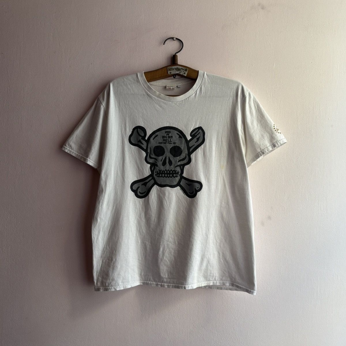 Lewis Leathers Vintage Y2K Aviakit T-Shirt Boxy Fit Punk Skull Lewis Size US L / EU 52-54 / 3 - 1 Thumbnail