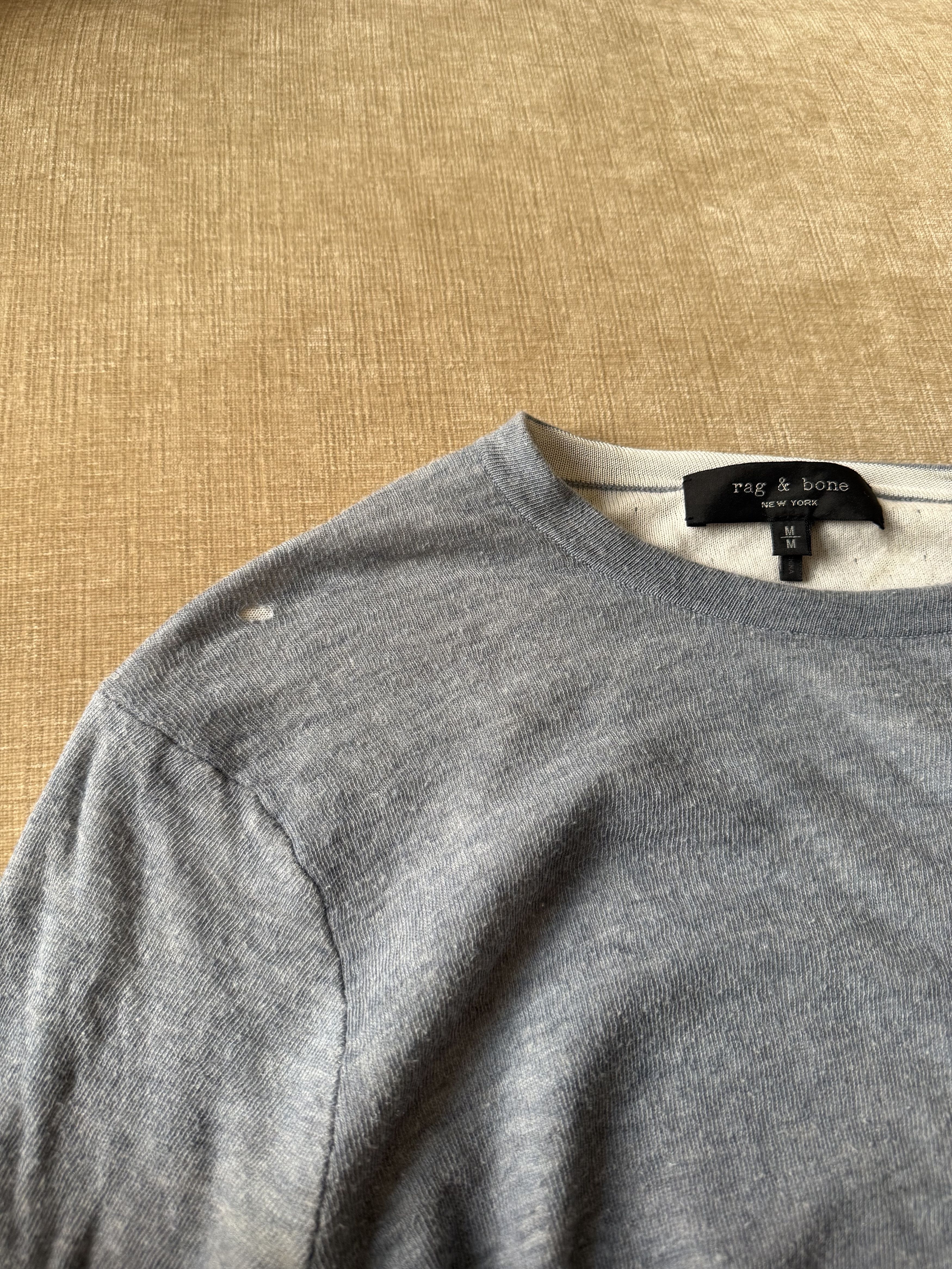 Rag & Bone Blue Rag & Bone Long Sleve Shirt Size US M / EU 48-50 / 2 - 5 Thumbnail