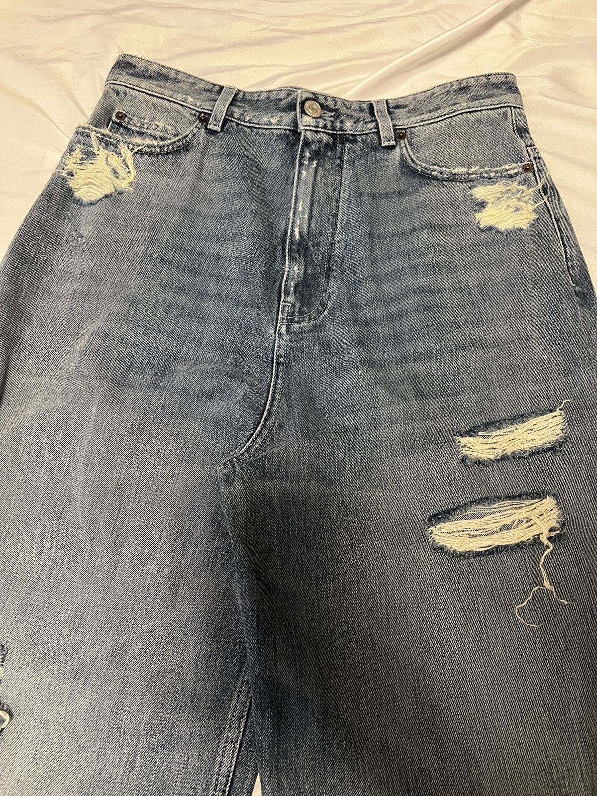 Balenciaga Balenciaga Baggy Oversized Destroyed Skater Denim Size US 30 / EU 46 - 7 Thumbnail