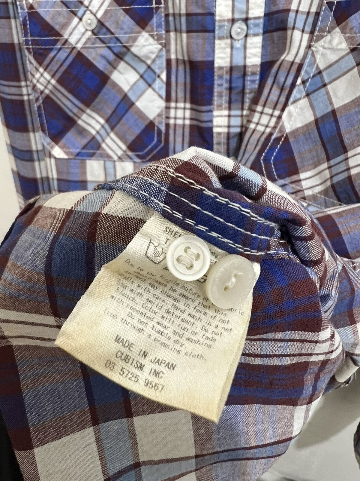 Visvim Visvim lumber check Shirt L/S button up shirt Size US L / EU 52-54 / 3 - 7 Thumbnail
