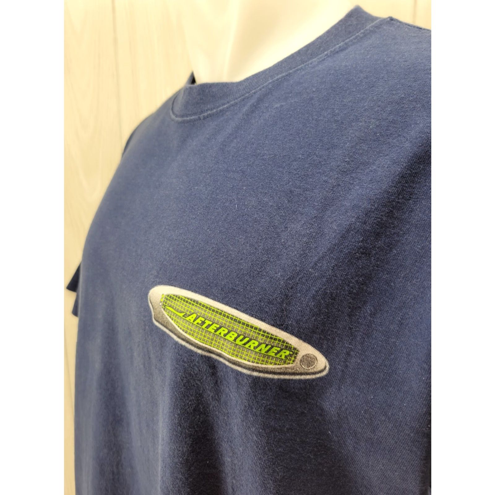 Port & Company Port & Company Afterburnner Flawless Execution Shirt Blue Jet Fighter Men's XL T-Shirt Short Sleeve Cotton Regular Size US XL / EU 56 / 4 - 4 Thumbnail