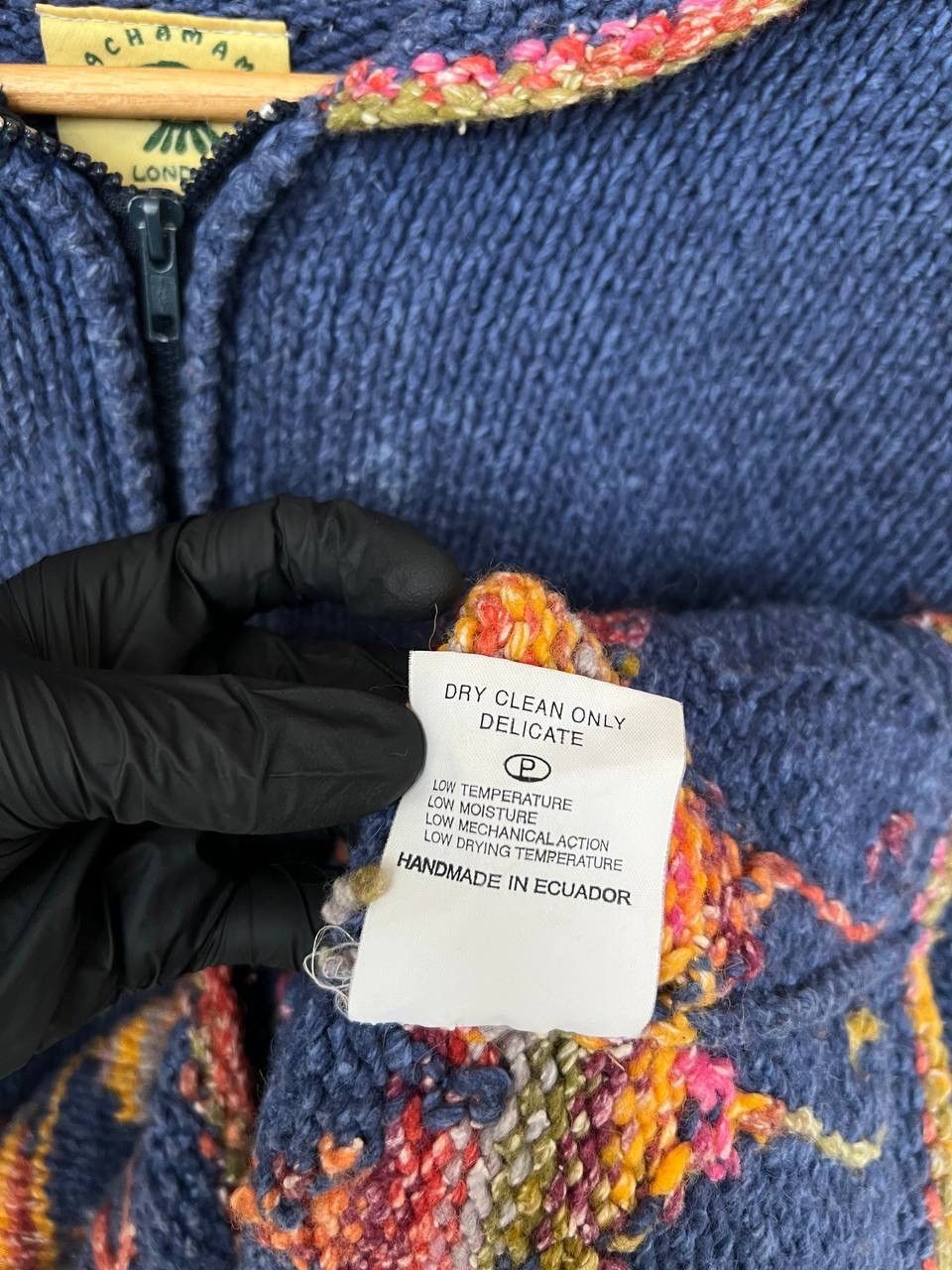 Other Pachamama Wool Handknit Cardigan Sweater Womens Size XL Size XL / US 12-14 / IT 48-50 - 12 Thumbnail