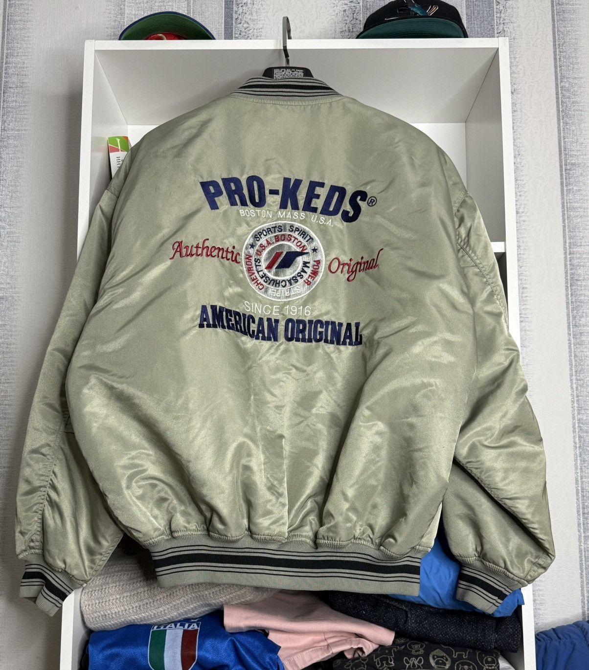 Pro-Keds Vintage Pro-Keds Big logo Bomber size 3L Size US XXL / EU 58 / 5 - 1 Thumbnail
