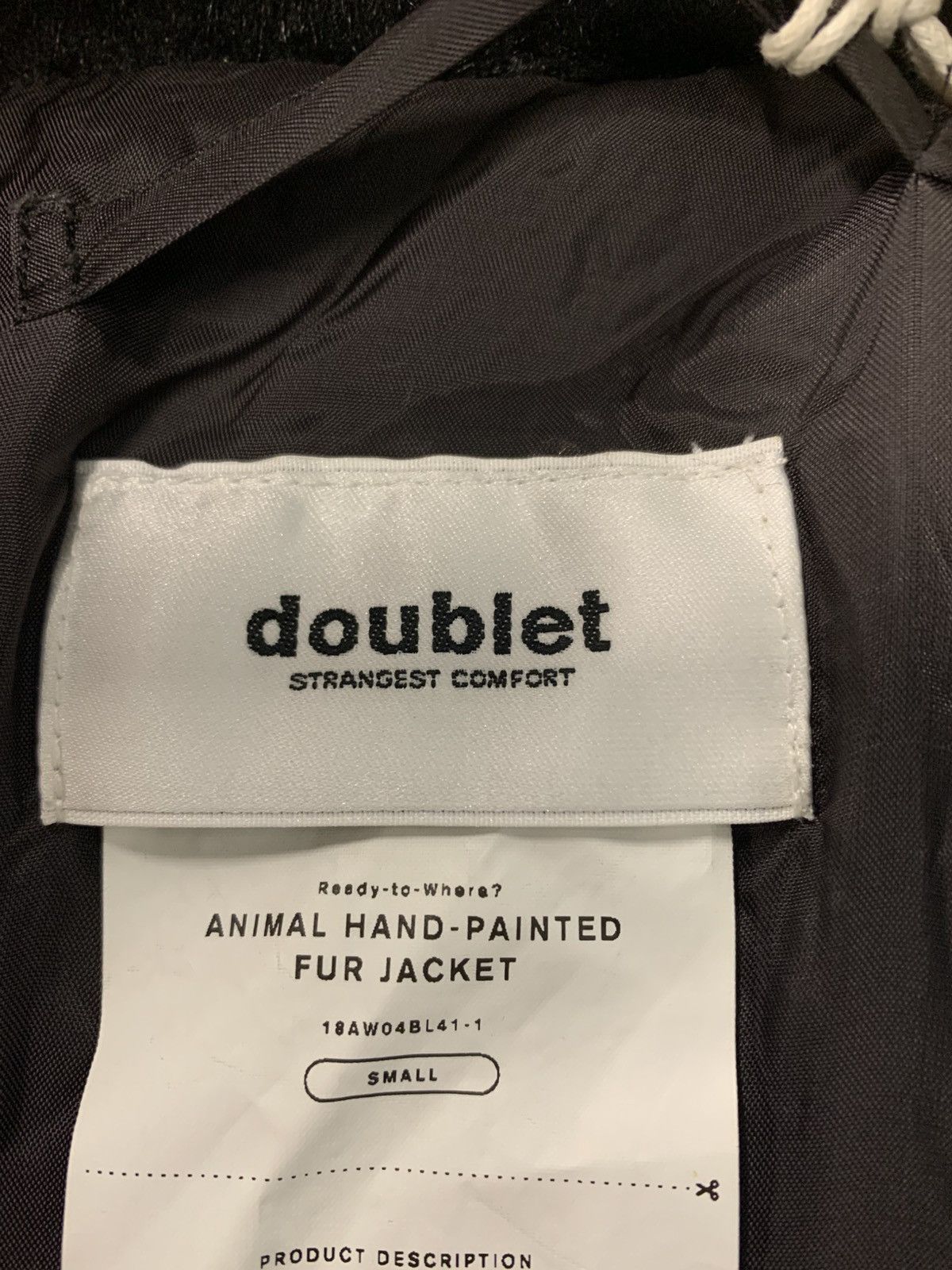 Doublet Doublet Panda Animal Hand-Painted Fur Jacket Size US S / EU 44-46 / 1 - 5 Thumbnail