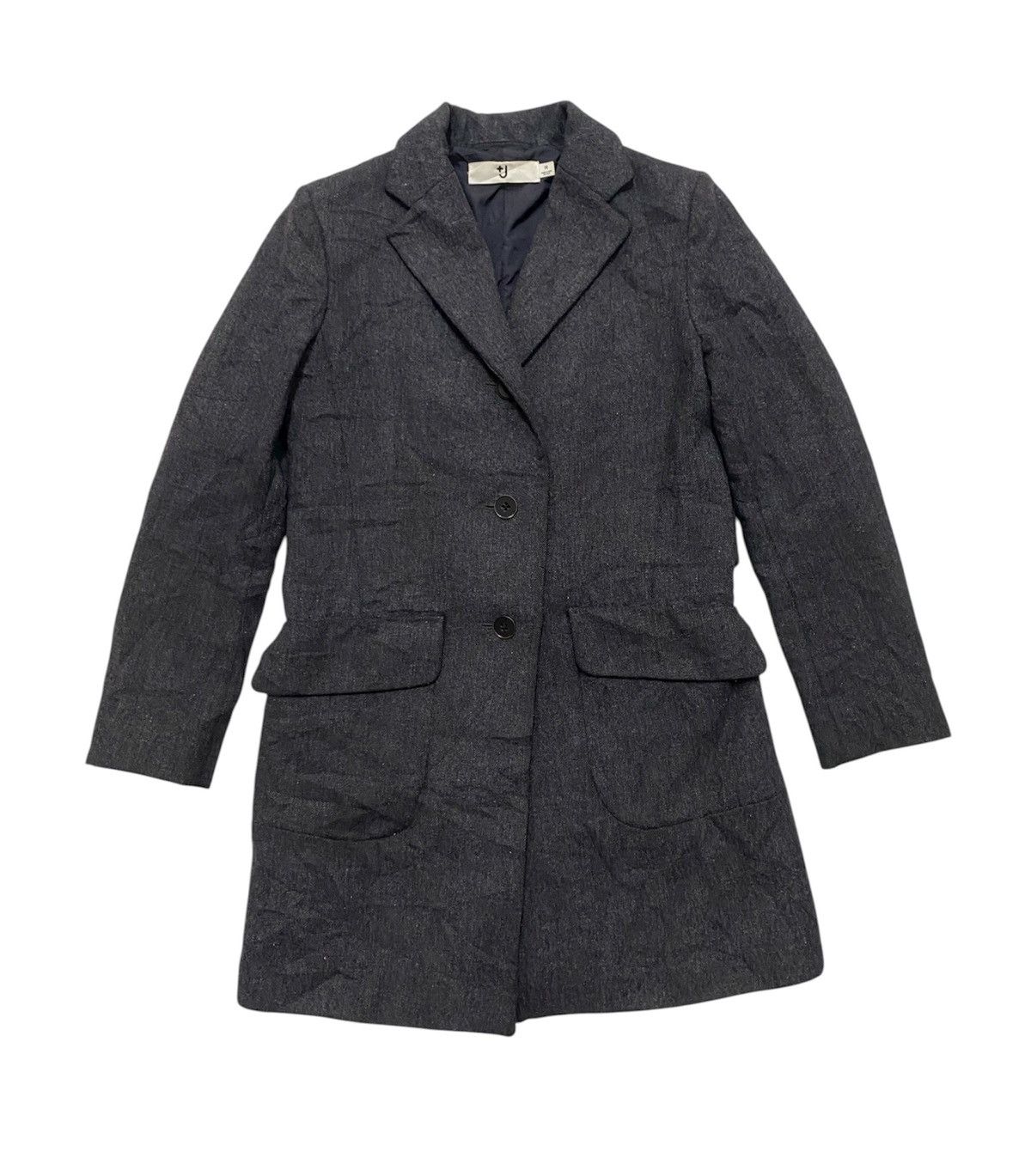 Jill Sander By Uniqlo Tweed Wool Jacket