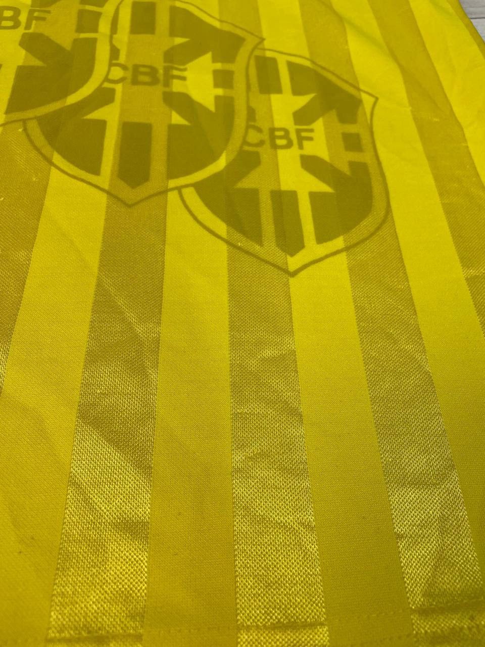 Vintage Vintage Retro Brazil 1994 1996 Home Shirt Soccer Jersey Size US L / EU 52-54 / 3 - 4 Thumbnail