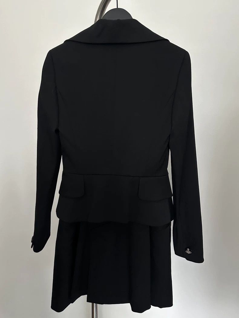 Vivienne Westwood Vivienne Westwood Love black pleated petal collar suit Size S / US 4 / IT 40 - 5 Thumbnail