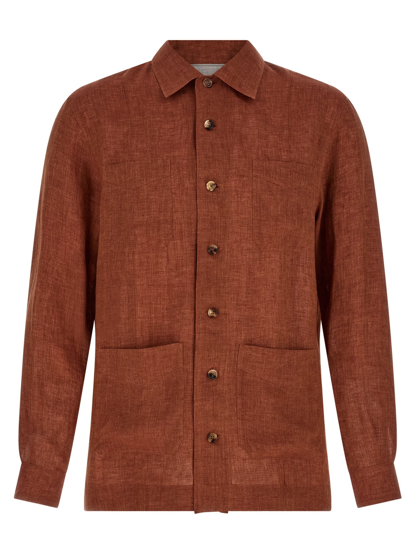 Brunello Cucinelli Linen shirt Size US XL / EU 56 / 4 - 1 Thumbnail