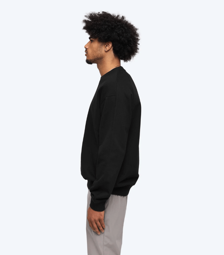 Reigning Champ Reigning Champ Midweight Terry Relaxed Crewneck Black Size S Size US S / EU 44-46 / 1 - 5 Thumbnail