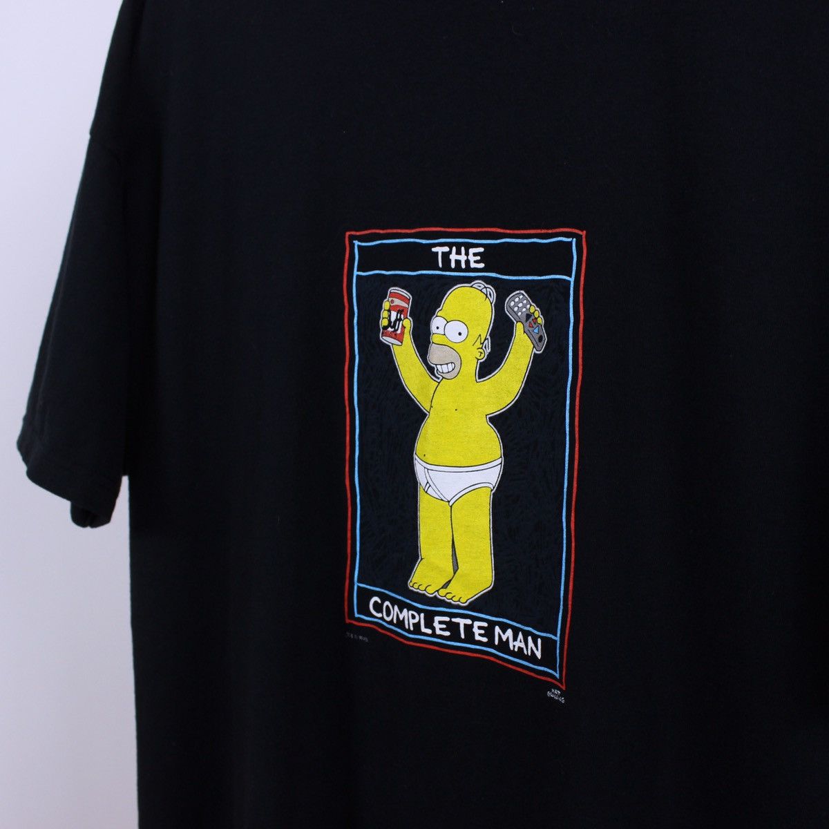 Vintage Vintage 1999 The Simpsons Complete Man Short Sleeve T-shirt Size US XL / EU 56 / 4 - 4 Thumbnail